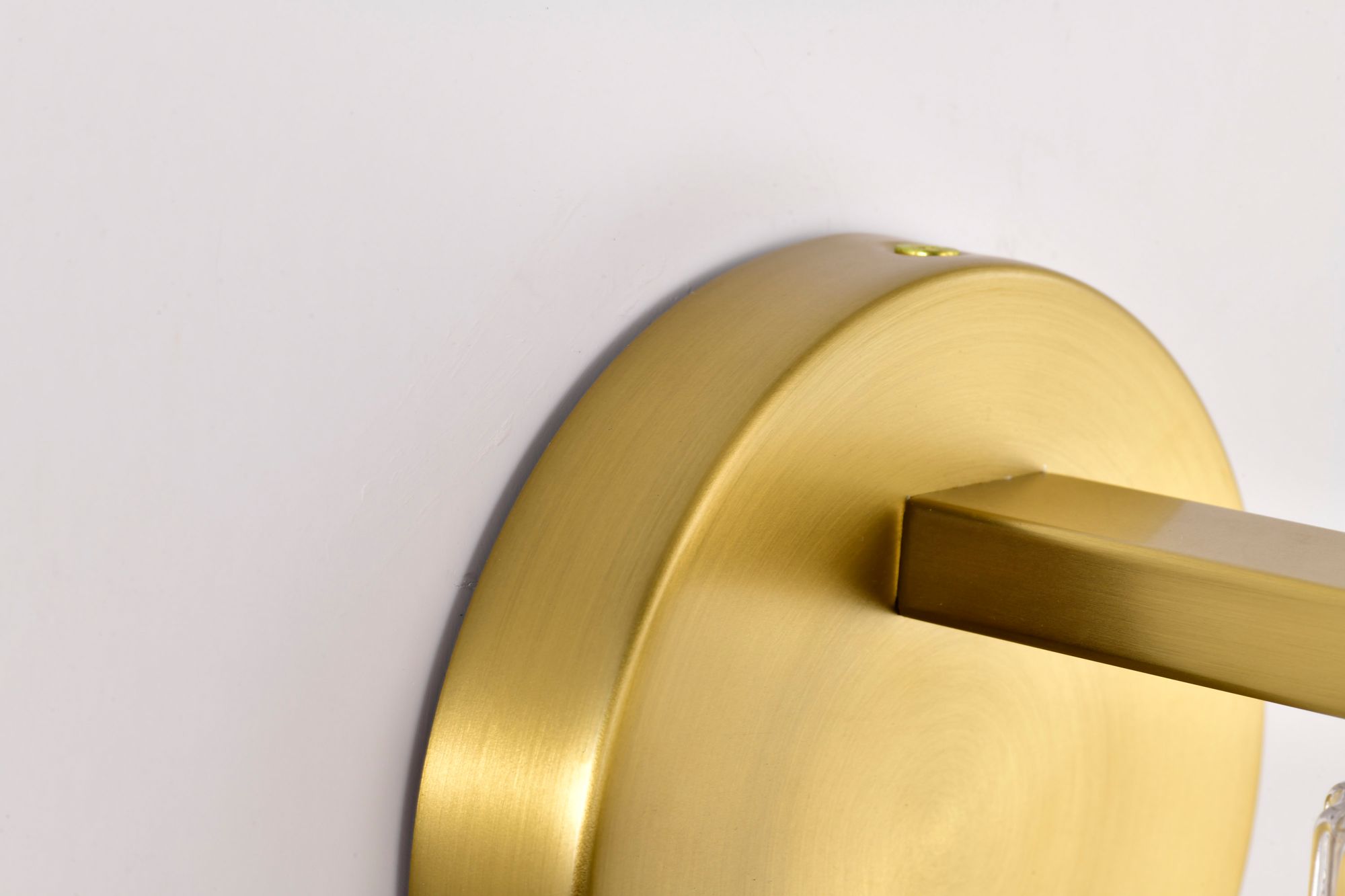 Nuvo Gianna 7 1/2" High Vintage Brass 1 Light Vanity