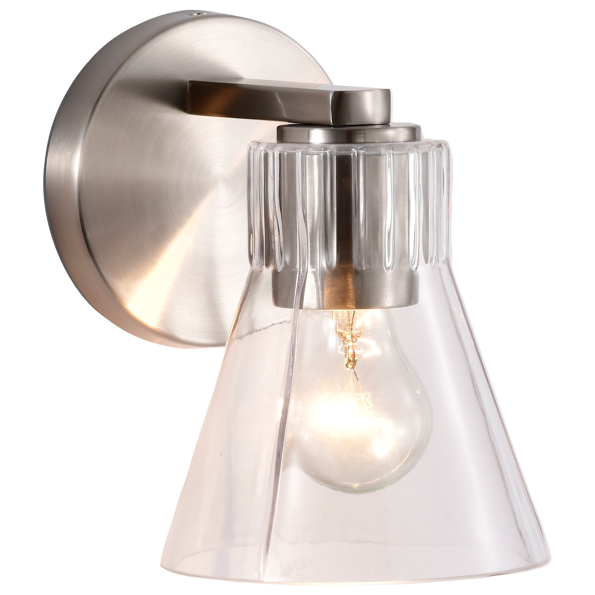 Image 6 Nuvo Gianna 7 1/2" High Brushed Nickel 1 Light Vanity more views
