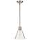 Nuvo Gianna 8" Wide Brushed Nickel Mini Pendant