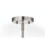 7_Nuvo Gianna 8" Wide Brushed Nickel Mini Pendant more views