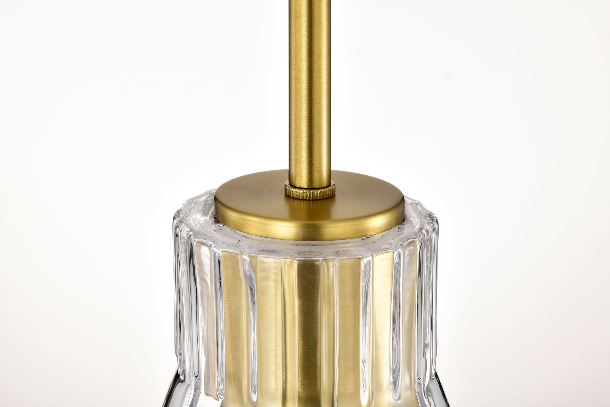 Nuvo Gianna 8" Wide Vintage Brass Mini Pendant