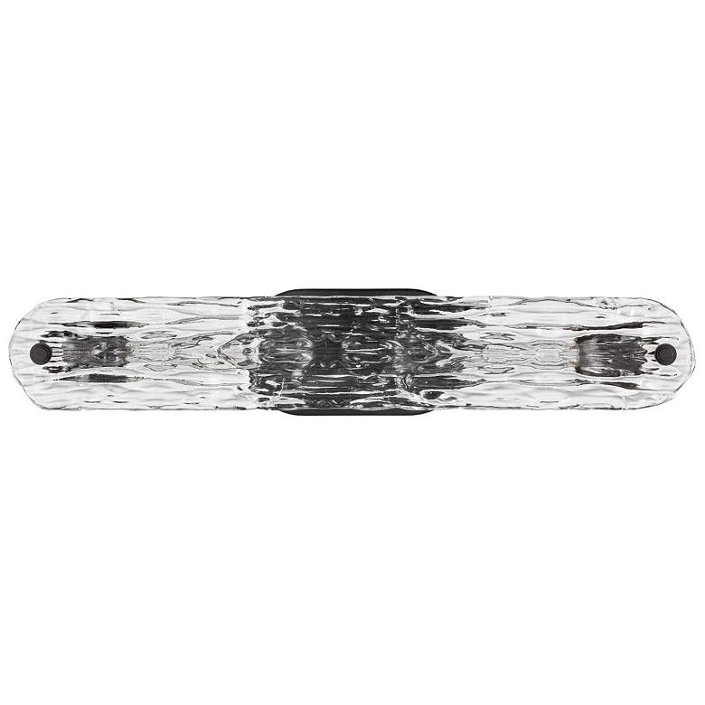Image 4 Nuvo Glacier 22" Wide Matte Black 2 Light Bath Light more views