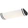 Nuvo Glamour 25" Wide Black LED Linear Flush Mount Ceiling Light