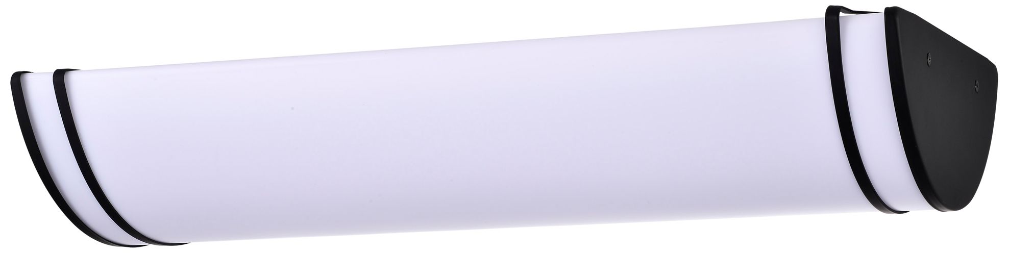 Image 3 Nuvo Glamour 25" Wide Black LED Linear Flush Mount Ceiling Light more views