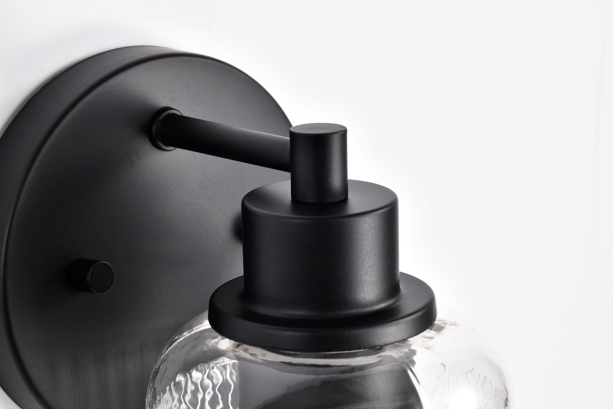 Nuvo Grayson 7 1/4" High Matte Black 1 Light Vanity