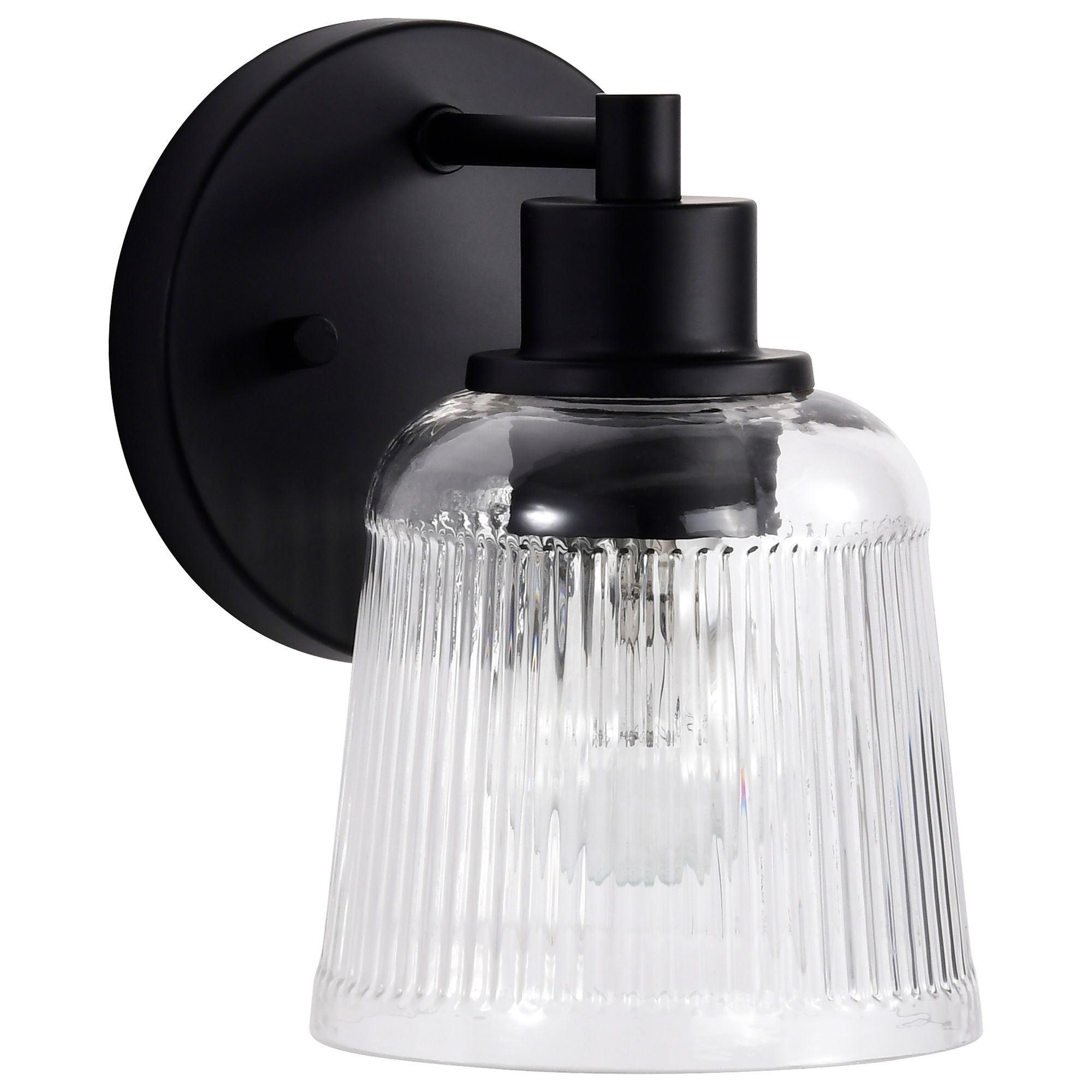 Image 5 Nuvo Grayson 7 1/4" High Matte Black 1 Light Vanity more views