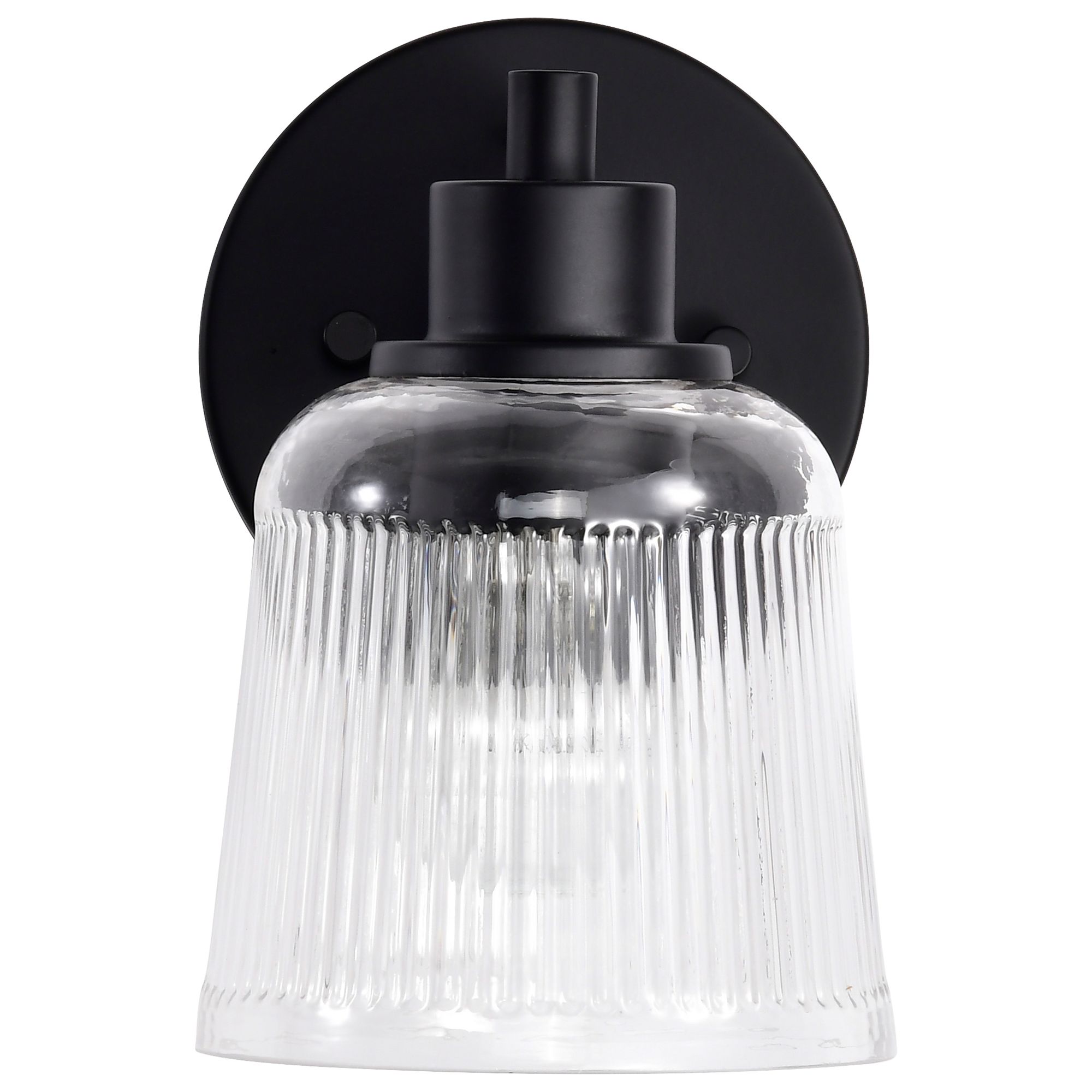 Image 7 Nuvo Grayson 7 1/4" High Matte Black 1 Light Vanity more views