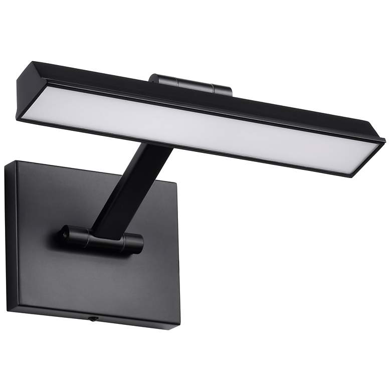 Image 1 Nuvo Hazel 12" Black LED Picture Light - 3 CCT Selectable