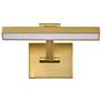7_Nuvo Hazel 12" Vintage Brass LED Picture Light - 3 CCT Selectable more views