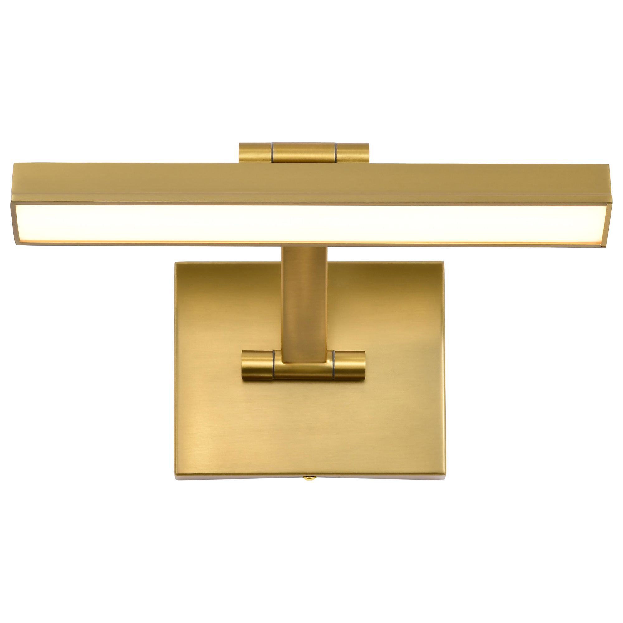 Nuvo Hazel 12" Vintage Brass LED Picture Light - 3 CCT Selectable