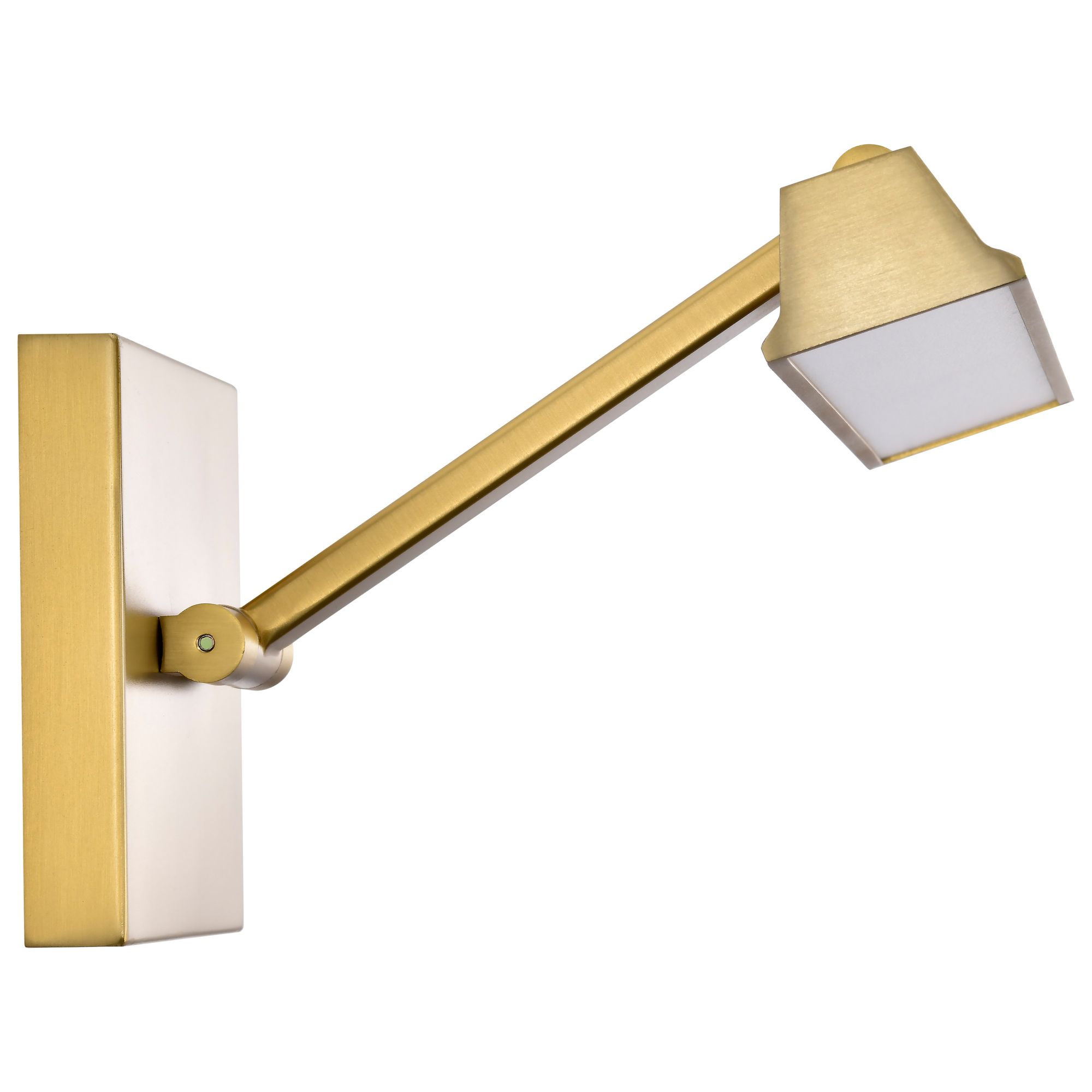 Nuvo Hazel 12" Vintage Brass LED Picture Light - 3 CCT Selectable