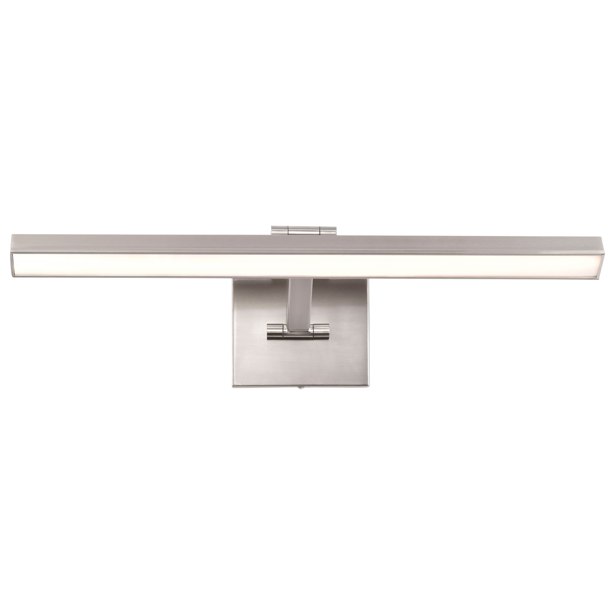 Nuvo Hazel 24" Brushed Nickel LED Picture Light - 3 CCT Selectable