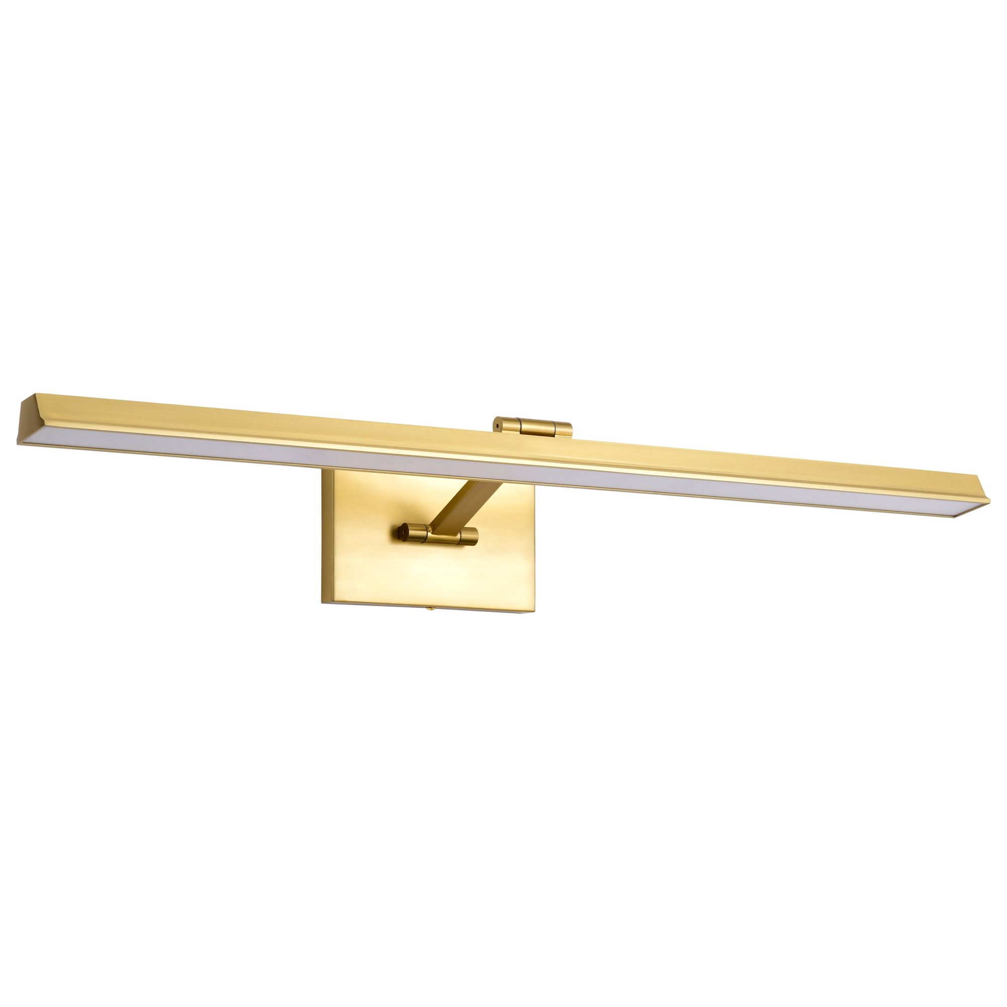 Image 3 Nuvo Hazel 36" Vintage Brass LED Picture Light - 3 CCT Selectable more views