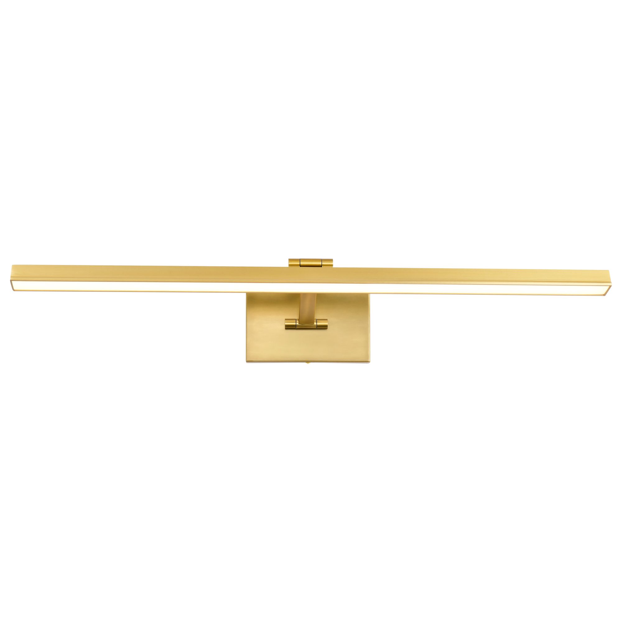 Nuvo Hazel 36" Vintage Brass LED Picture Light - 3 CCT Selectable