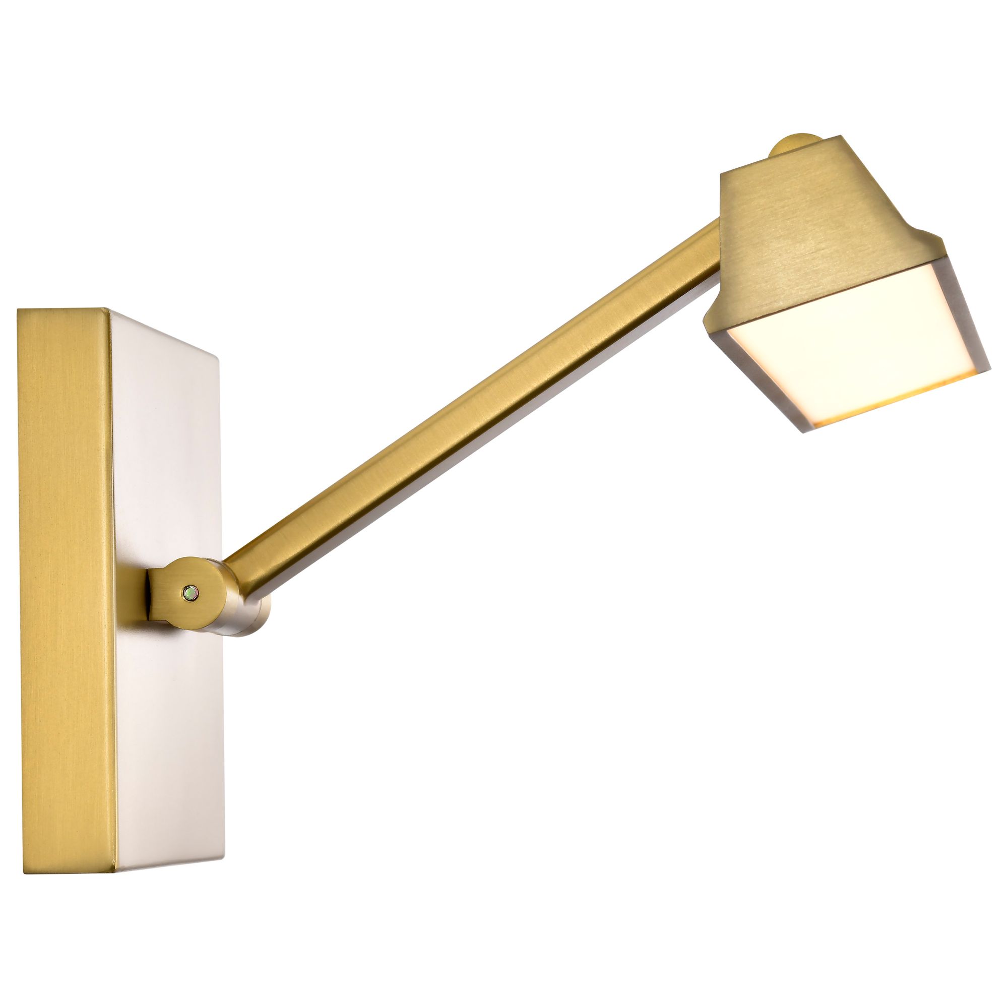 Nuvo Hazel 36" Vintage Brass LED Picture Light - 3 CCT Selectable