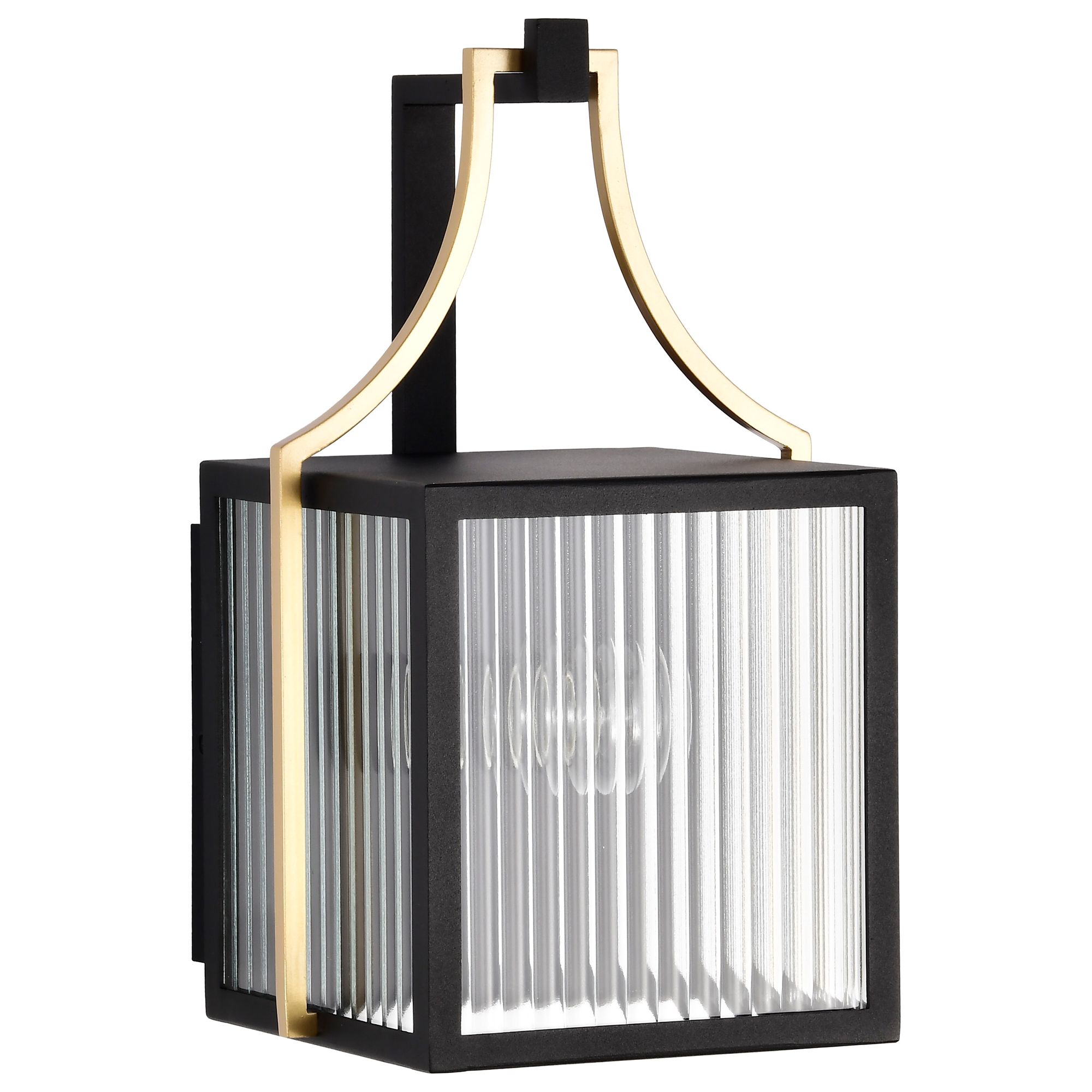 Image 5 Nuvo Holden 11" High Gold and Black Small Outdoor Lantern more views