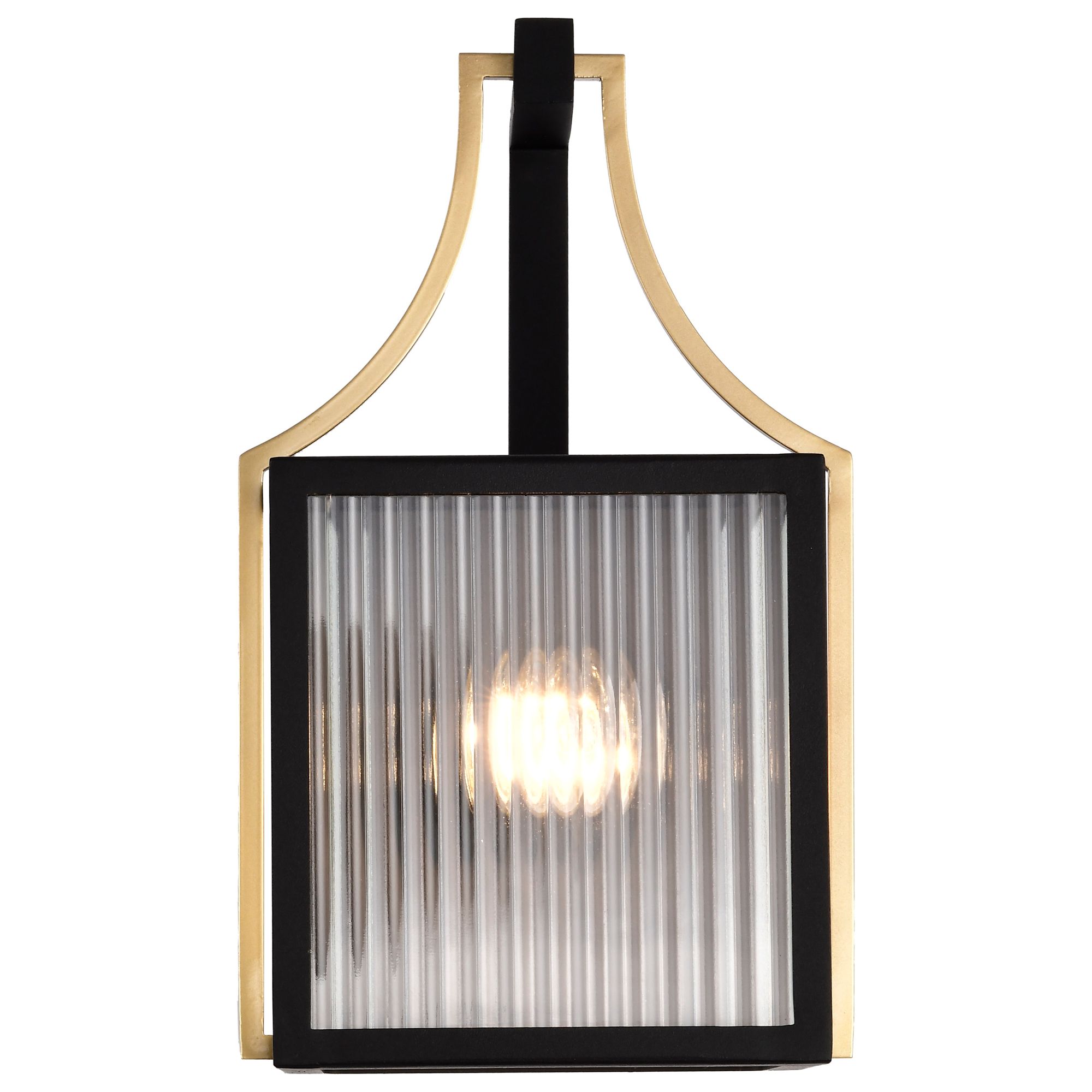 Nuvo Holden 11" High Gold and Black Small Outdoor Lantern