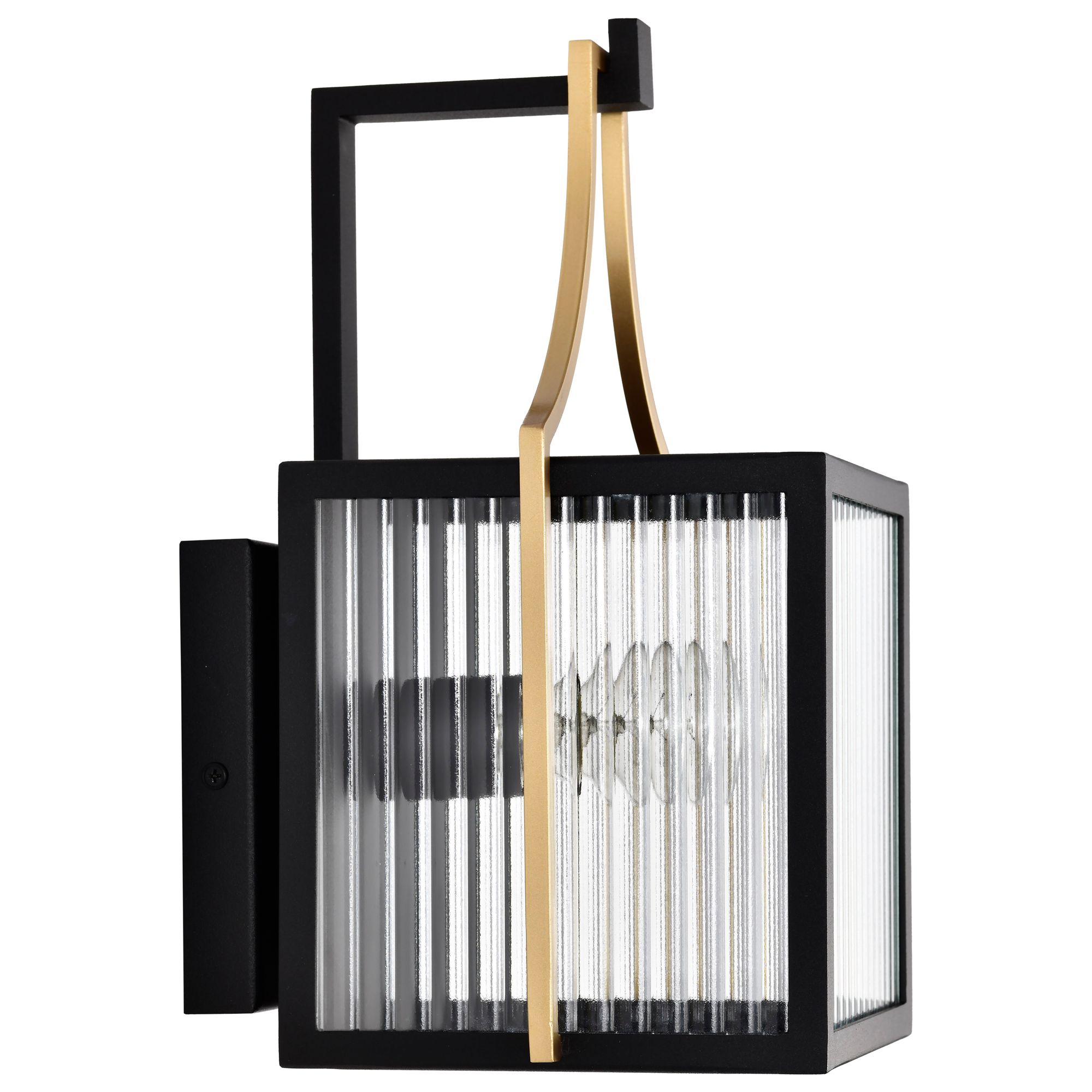 Nuvo Holden 11" High Gold and Black Small Outdoor Lantern