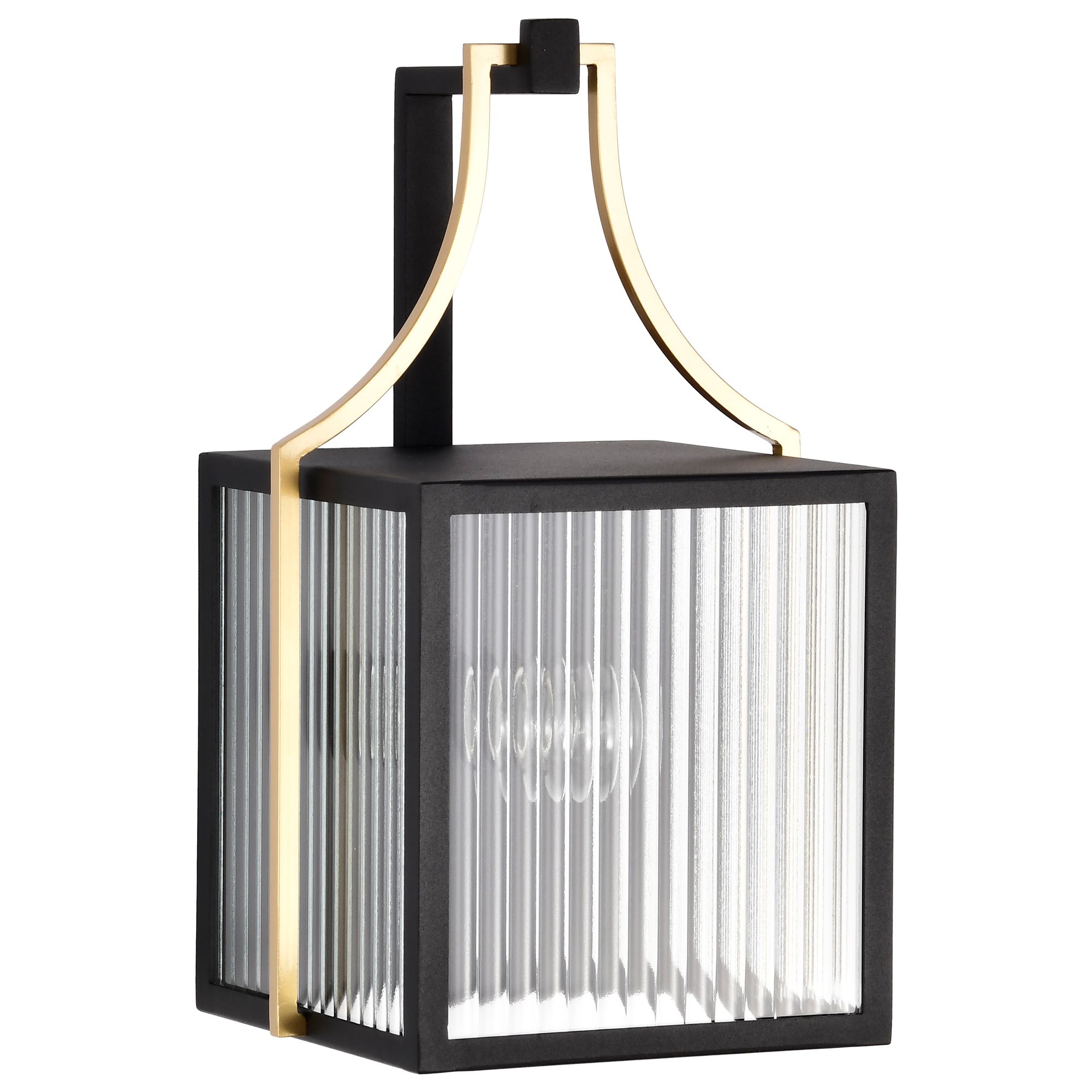 Image 5 Nuvo Holden 14 1/2" High Gold and Black Medium Outdoor Lantern more views