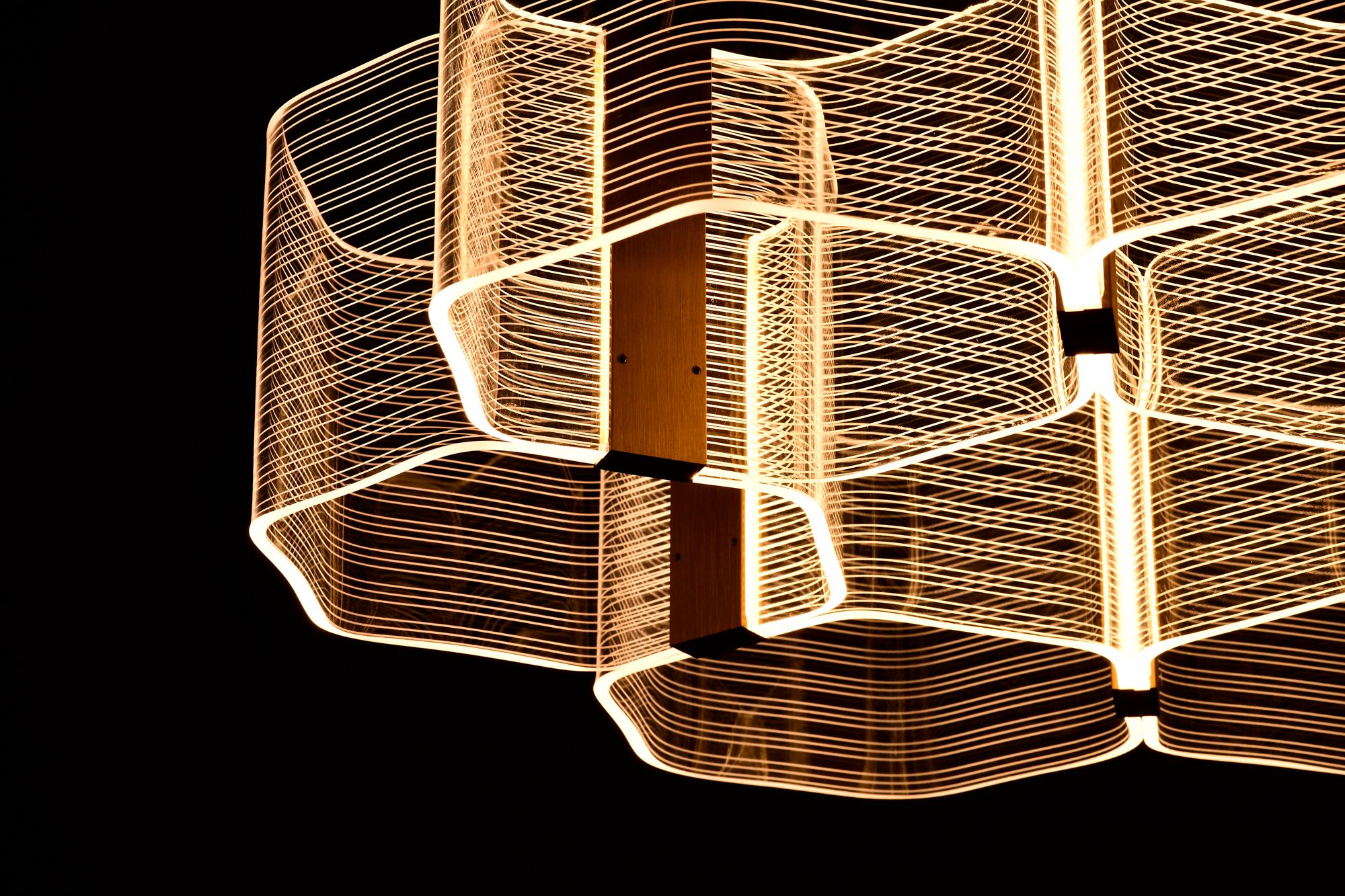 Nuvo Kenzo 20 1/2" Polished Anodized Bronze 6 Light LED Chandelier