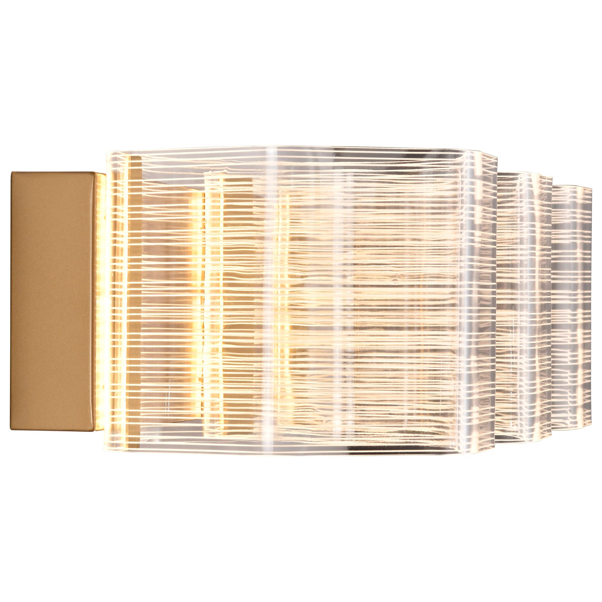 Nuvo Kenzo 25 "Wide Polished Anodized Bronze LED 3 Light Vanity