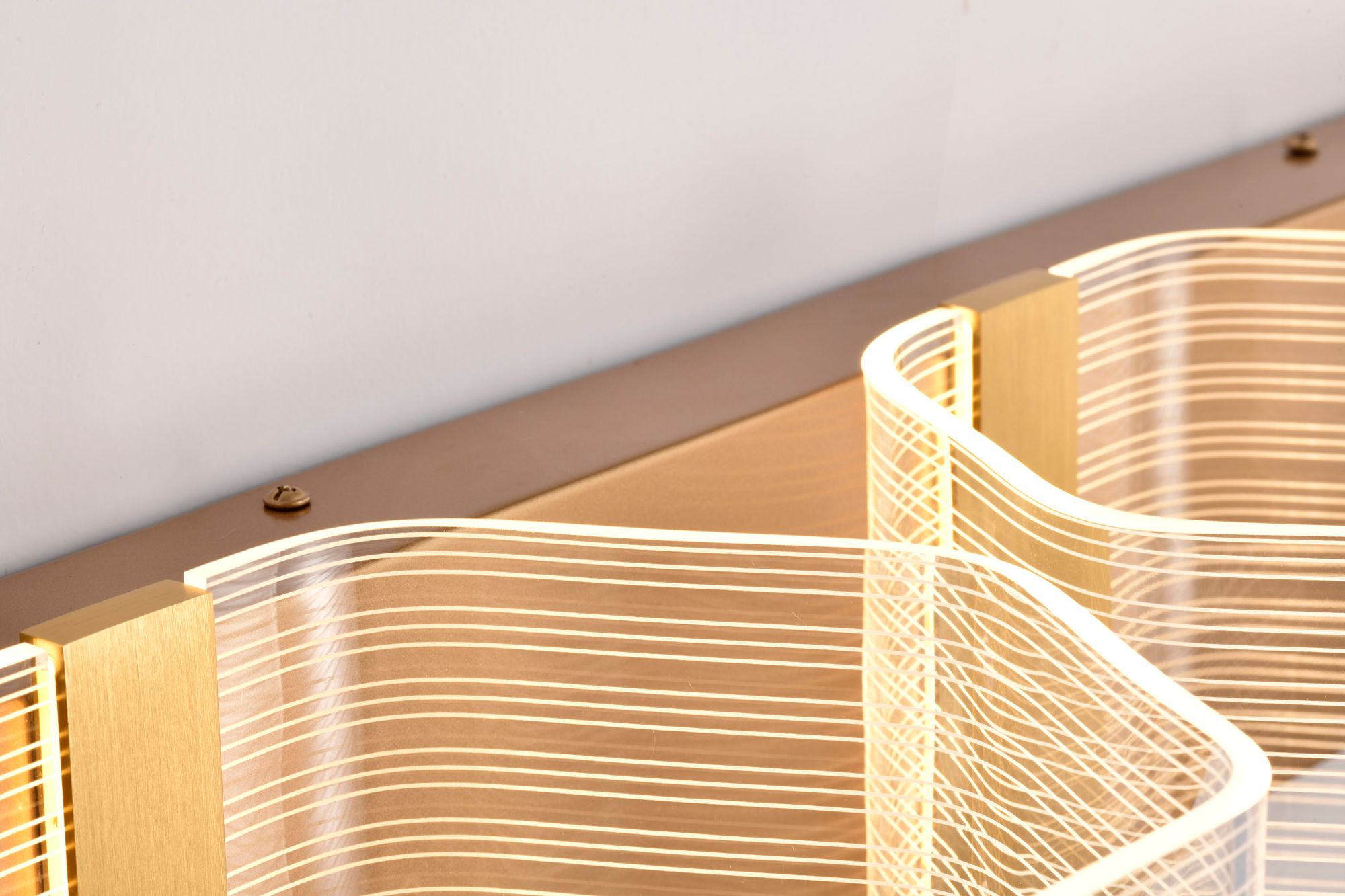 Nuvo Kenzo 25 "Wide Polished Anodized Bronze LED 3 Light Vanity