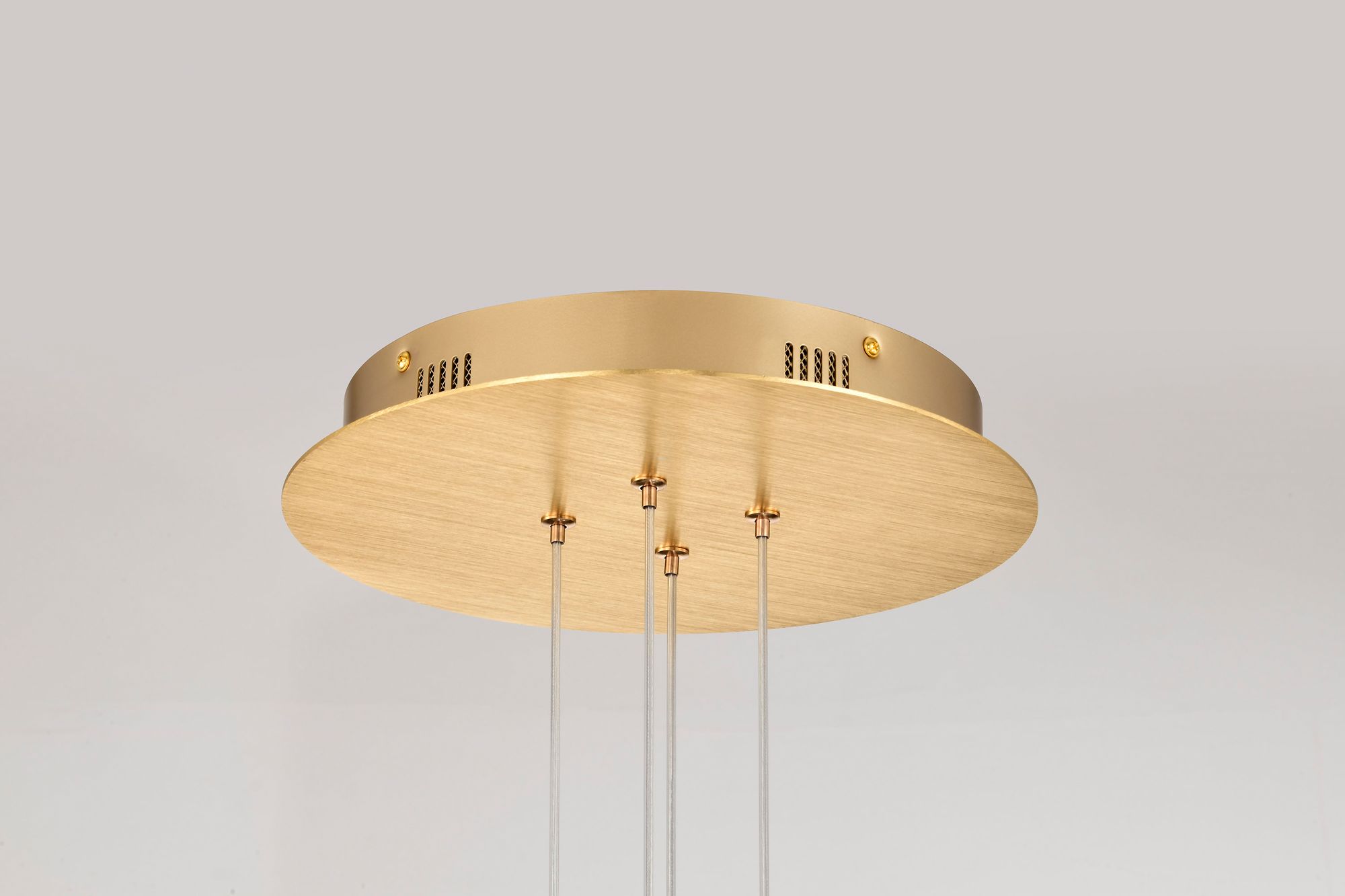 Image 7 Nuvo Kenzo 34" Polished Anodized Bronze 12 Light LED Chandelier more views