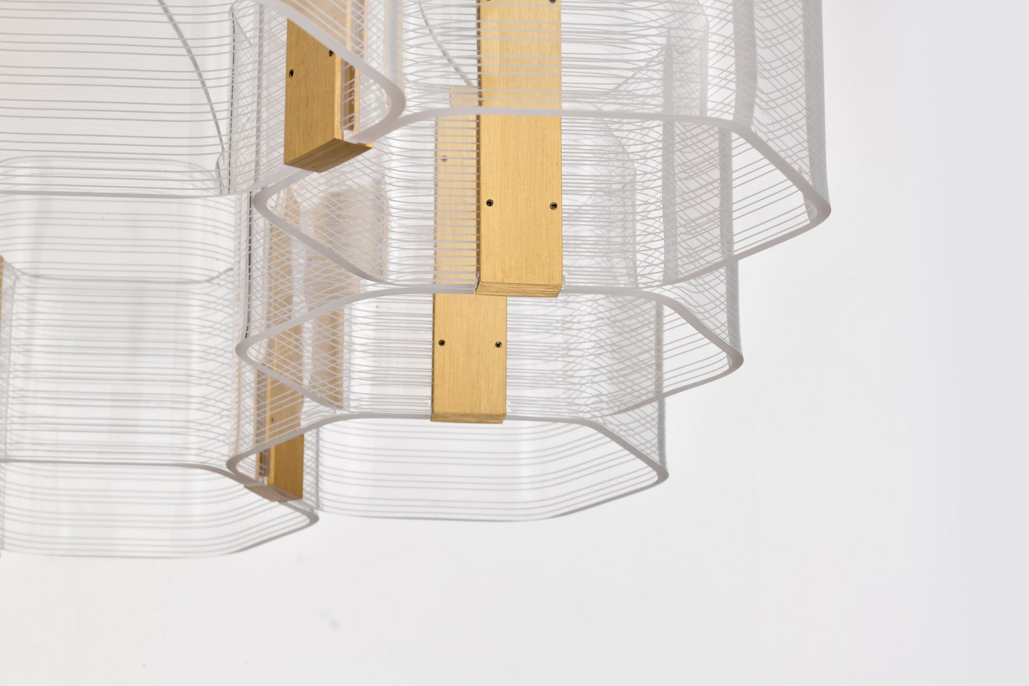 Nuvo Kenzo 34" Polished Anodized Bronze 12 Light LED Chandelier