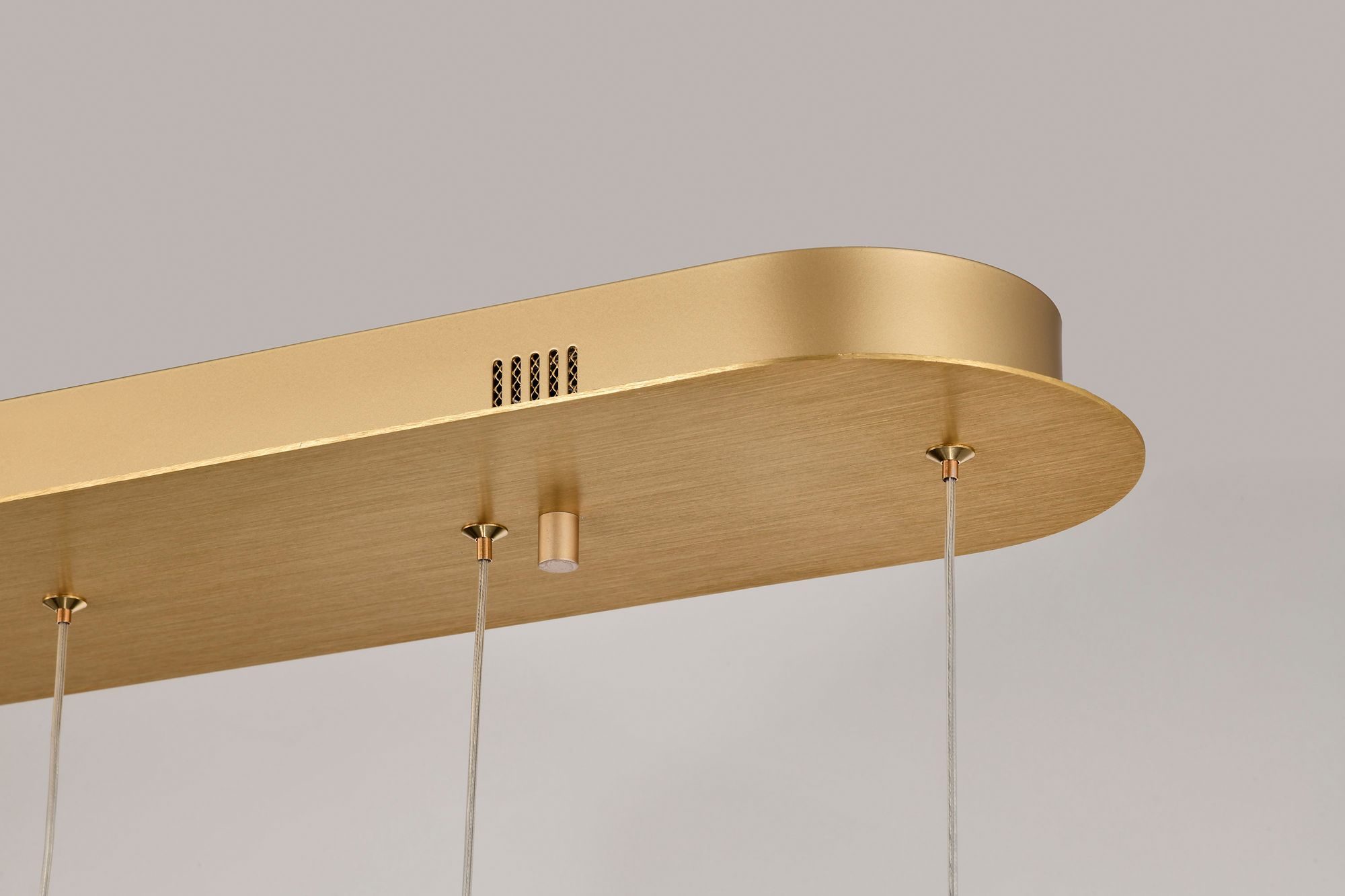 Nuvo Kenzo 37" Polished Anodized Bronze 6 Light LED Island Pendant