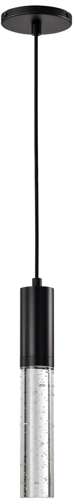 Image 2 Nuvo Lacey 2" W Matte Black LED Smart Mini Pendant - RGB/TW