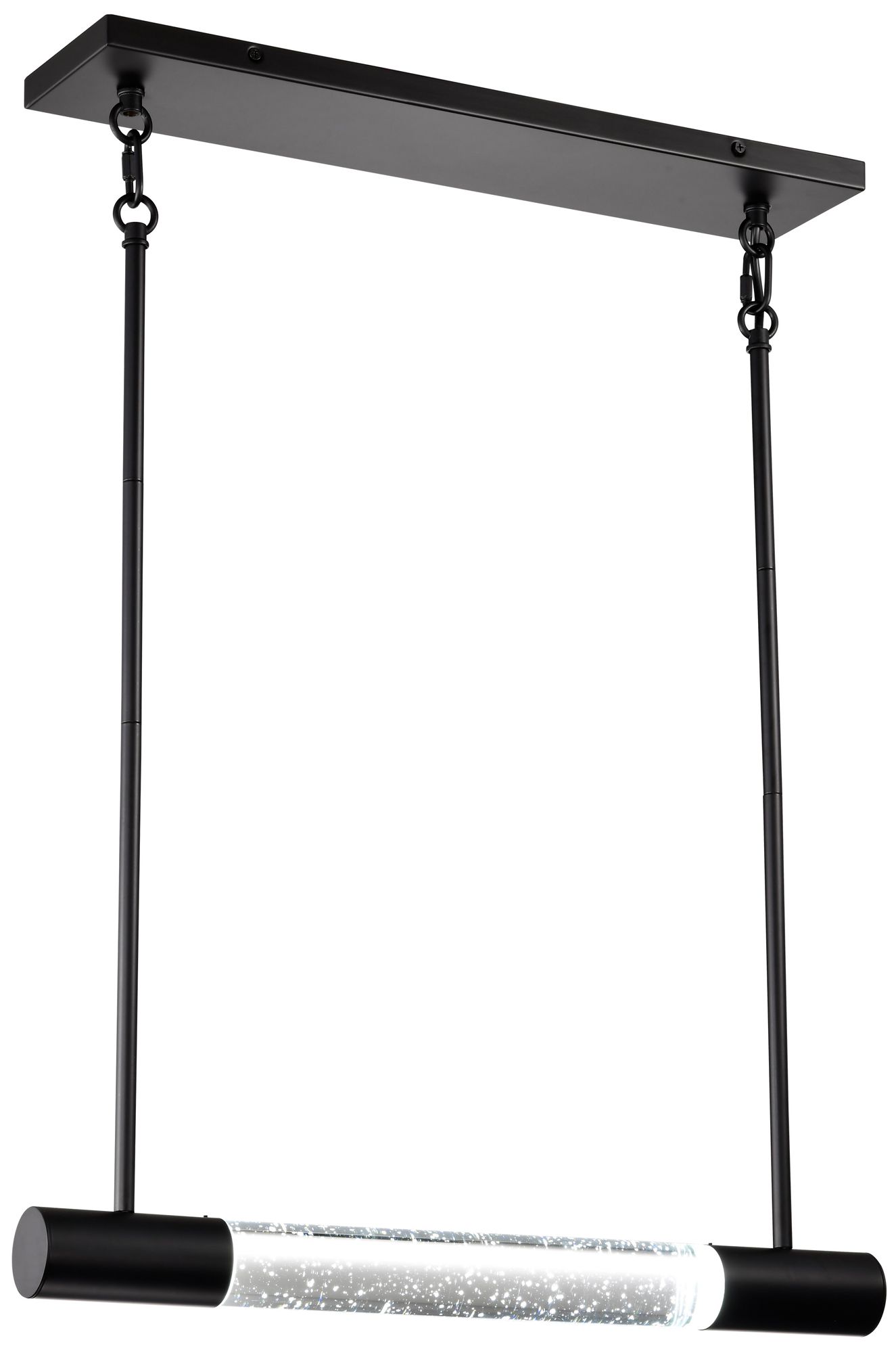 Image 4 Nuvo Lacey 23" Matte Black LED Smart Island Pendant - RGB/TW more views