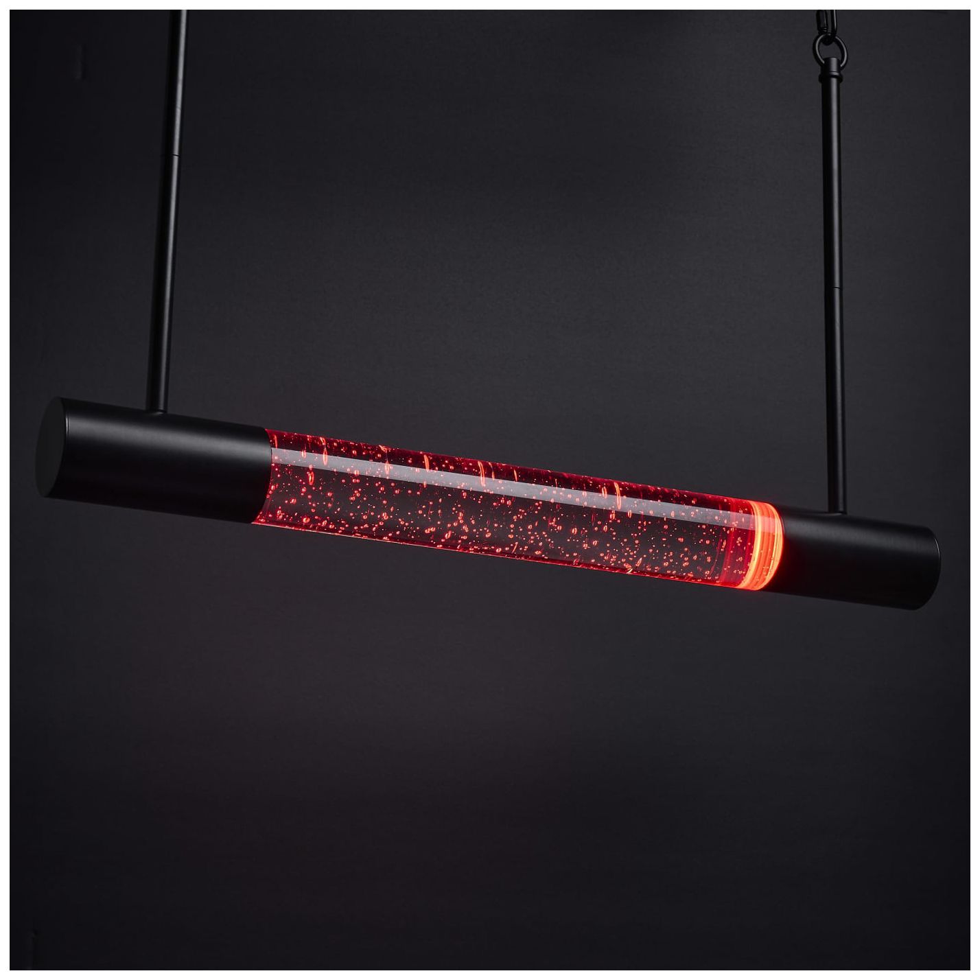 Nuvo Lacey 23" Matte Black LED Smart Island Pendant - RGB/TW