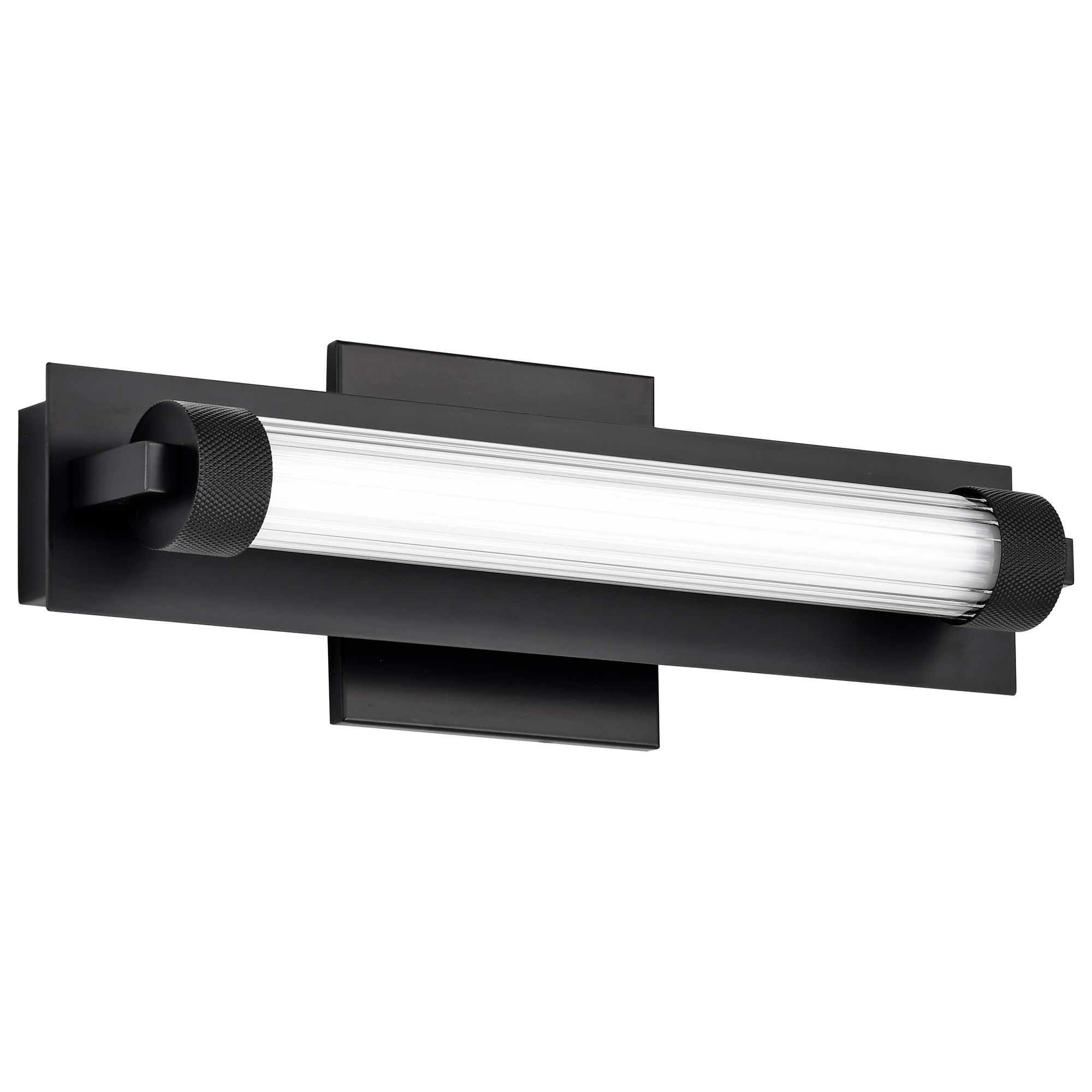 Image 2 Nuvo Larissa 14" Wide Black LED Vanity - 3000K CCT more views