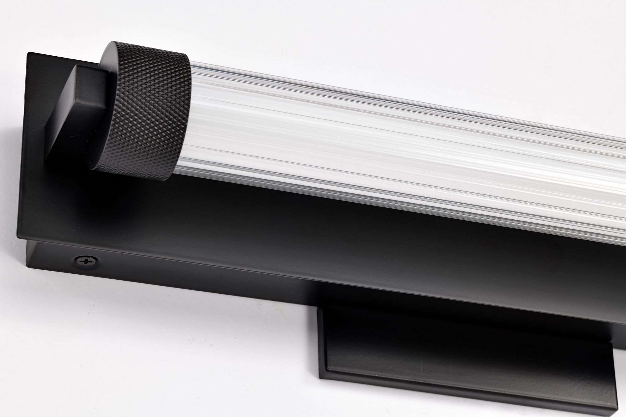 Nuvo Larissa 14" Wide Black LED Vanity - 3000K CCT