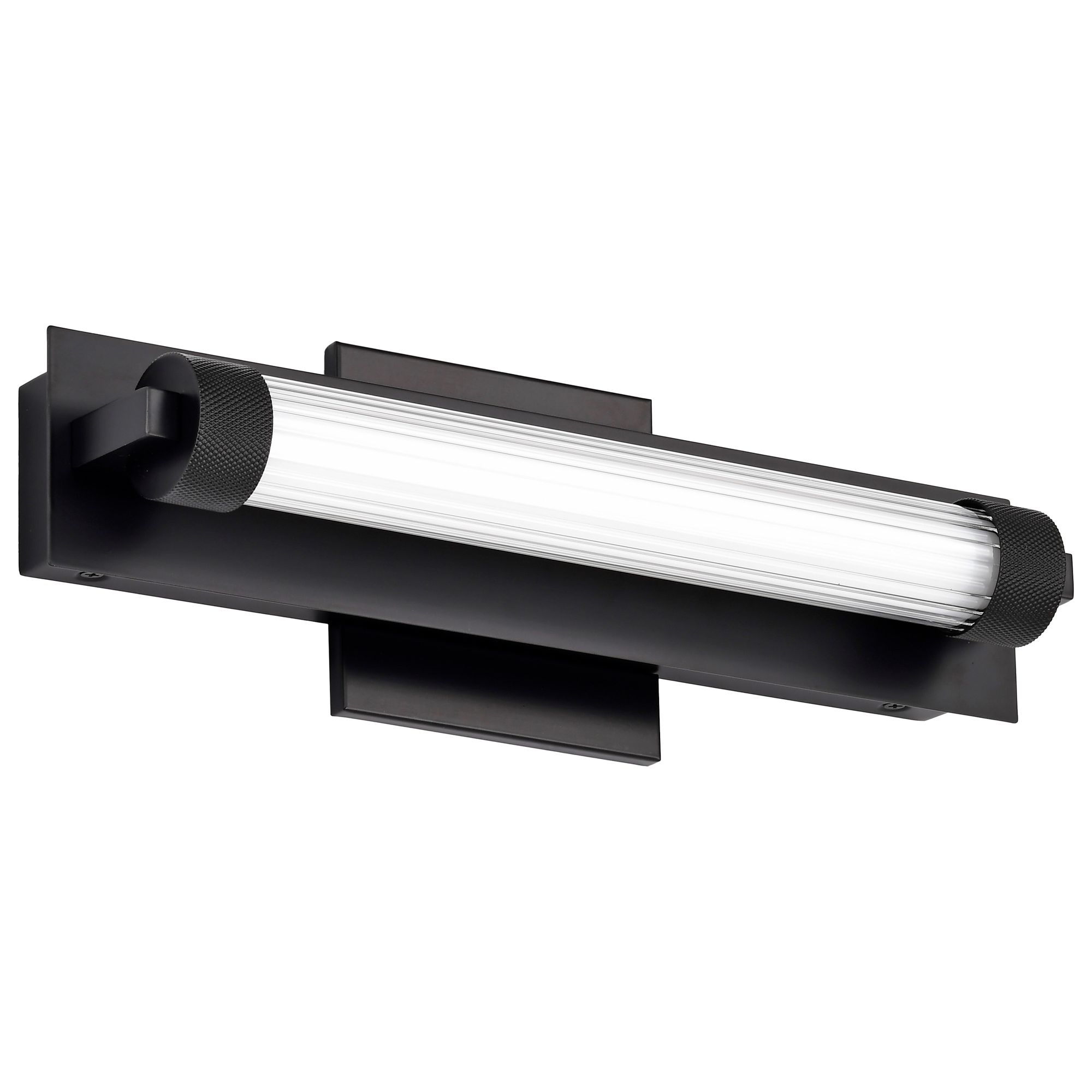 Image 3 Nuvo Larissa 14" Wide Black LED Vanity - 3000K CCT more views