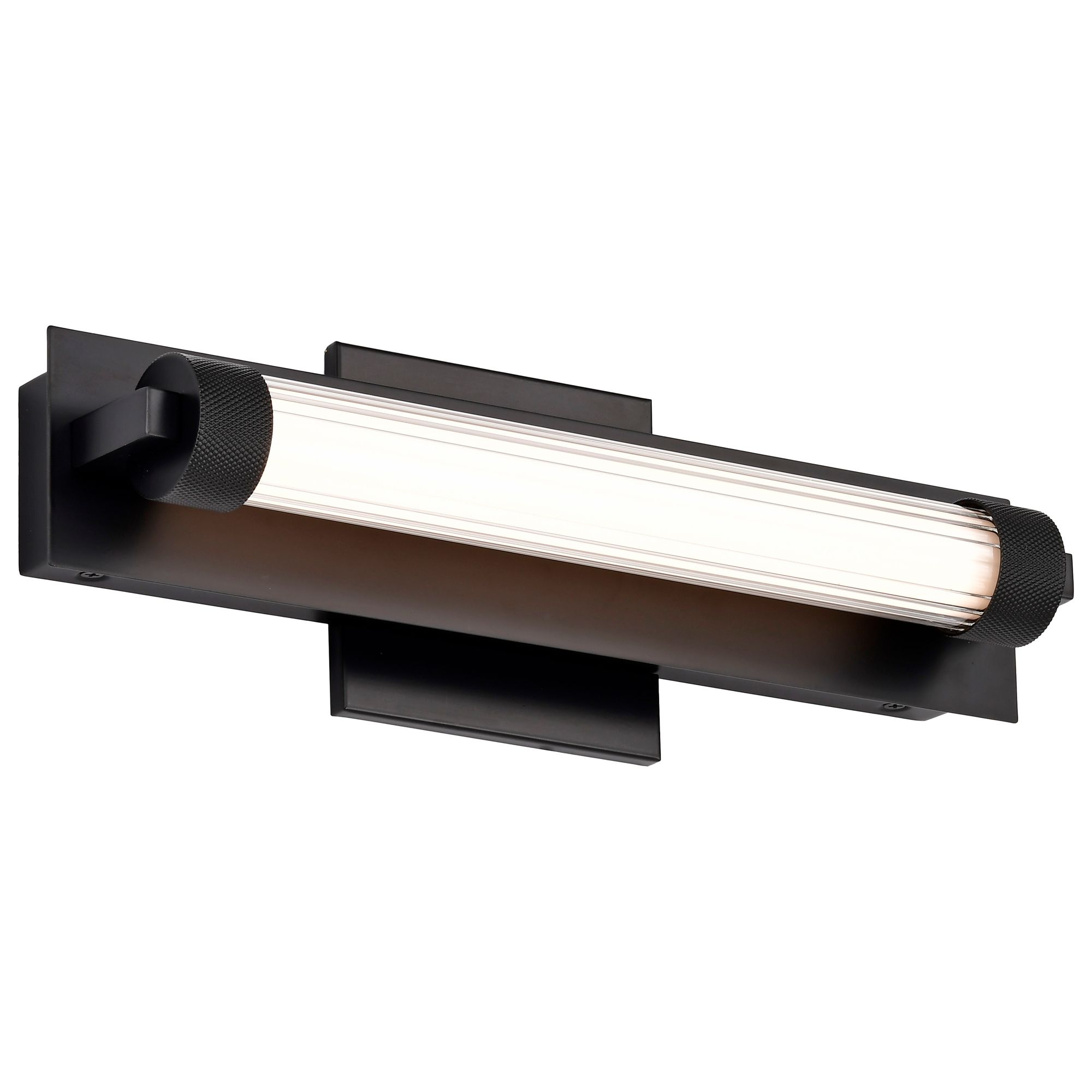 Image 4 Nuvo Larissa 14" Wide Black LED Vanity - 3000K CCT more views