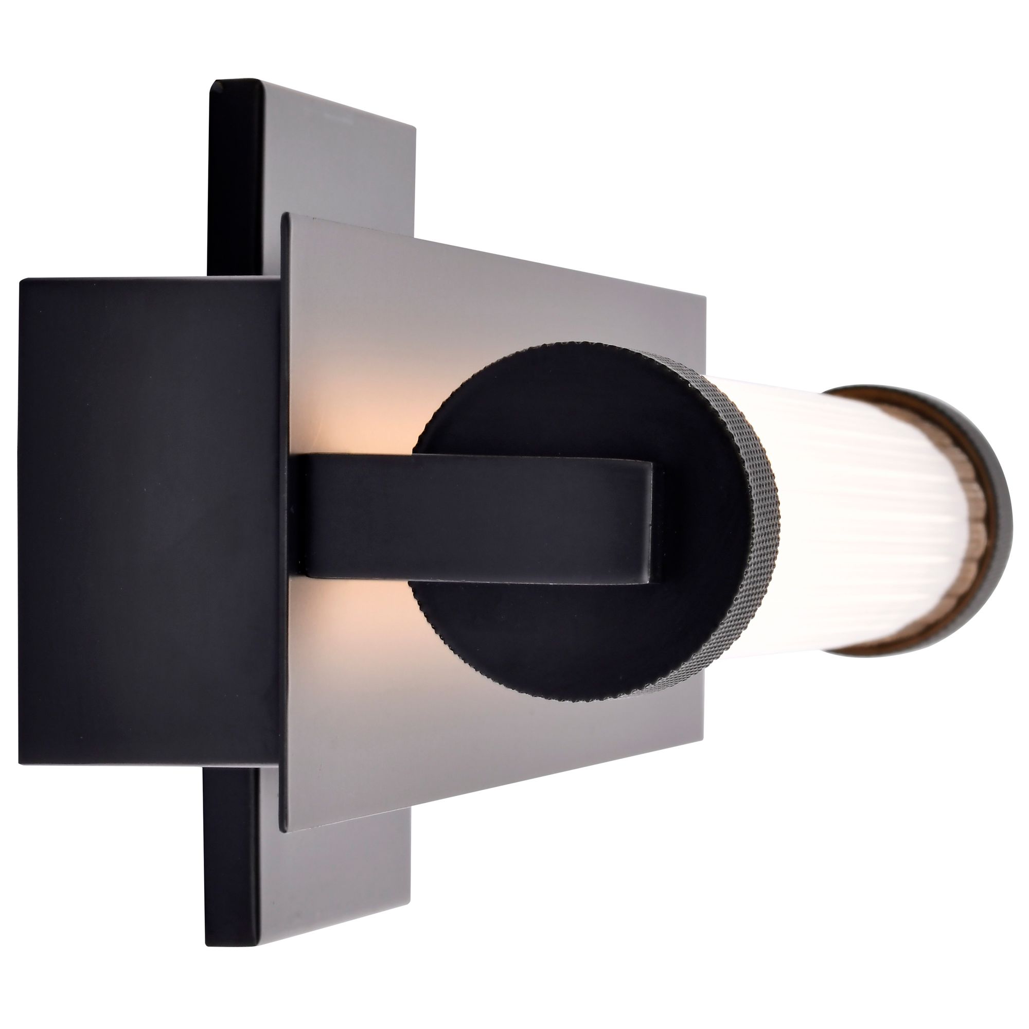 Nuvo Larissa 14" Wide Black LED Vanity - 3000K CCT