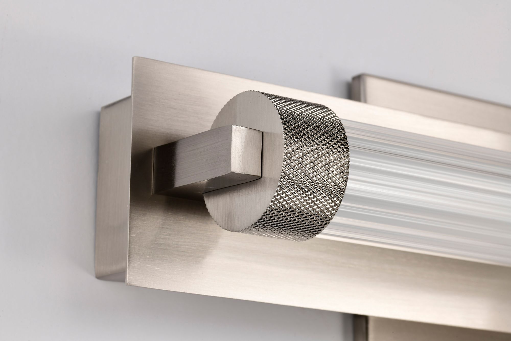 Nuvo Larissa 14" Wide Brushed Nickel LED Vanity - 3000K CCT