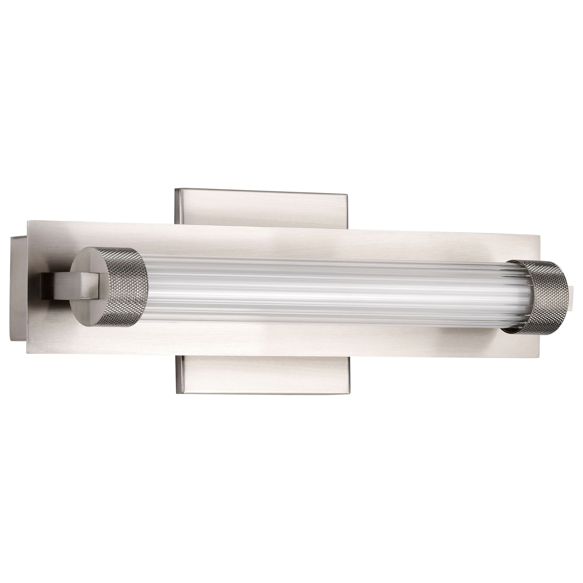 Image 5 Nuvo Larissa 14" Wide Brushed Nickel LED Vanity - 3000K CCT more views