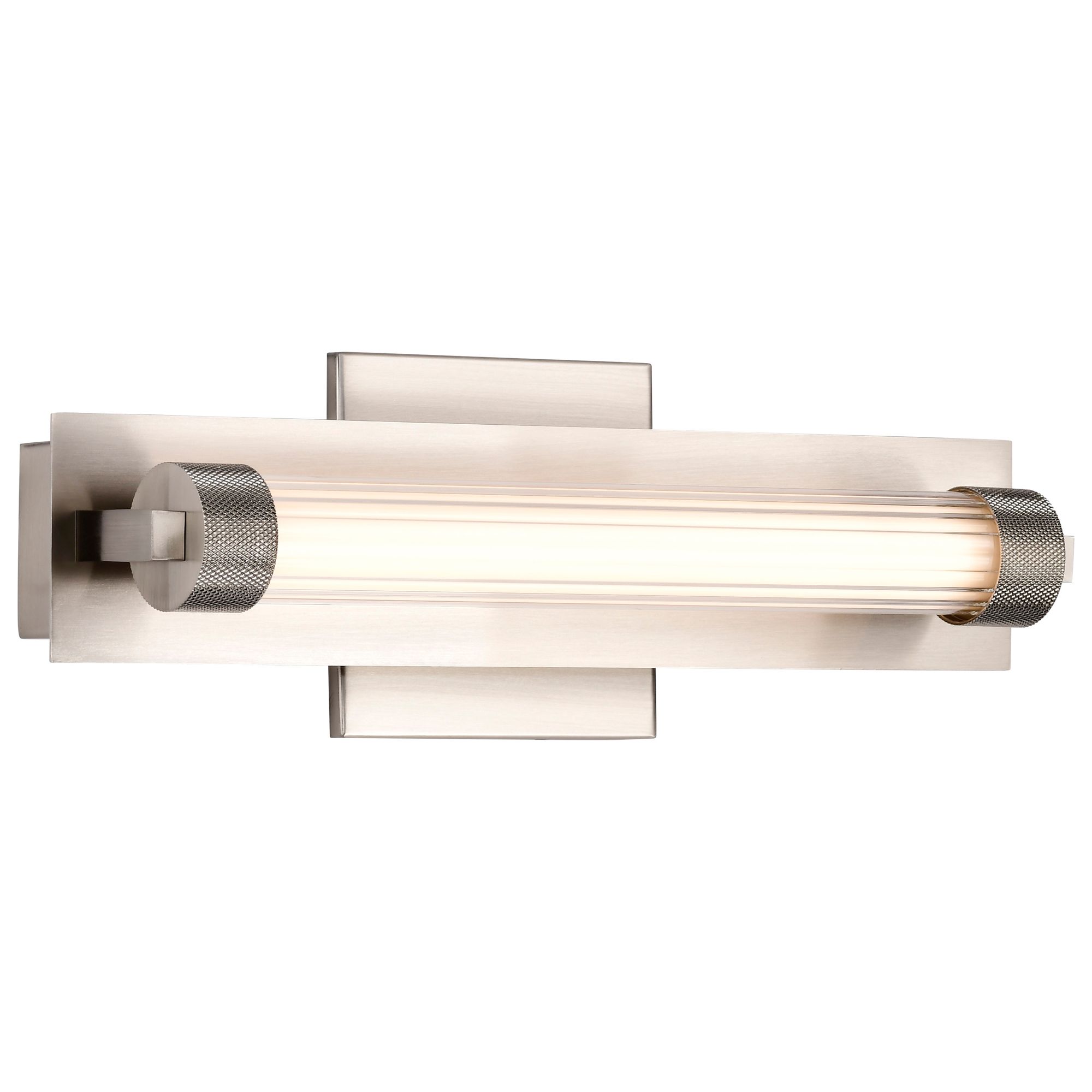 Image 6 Nuvo Larissa 14" Wide Brushed Nickel LED Vanity - 3000K CCT more views