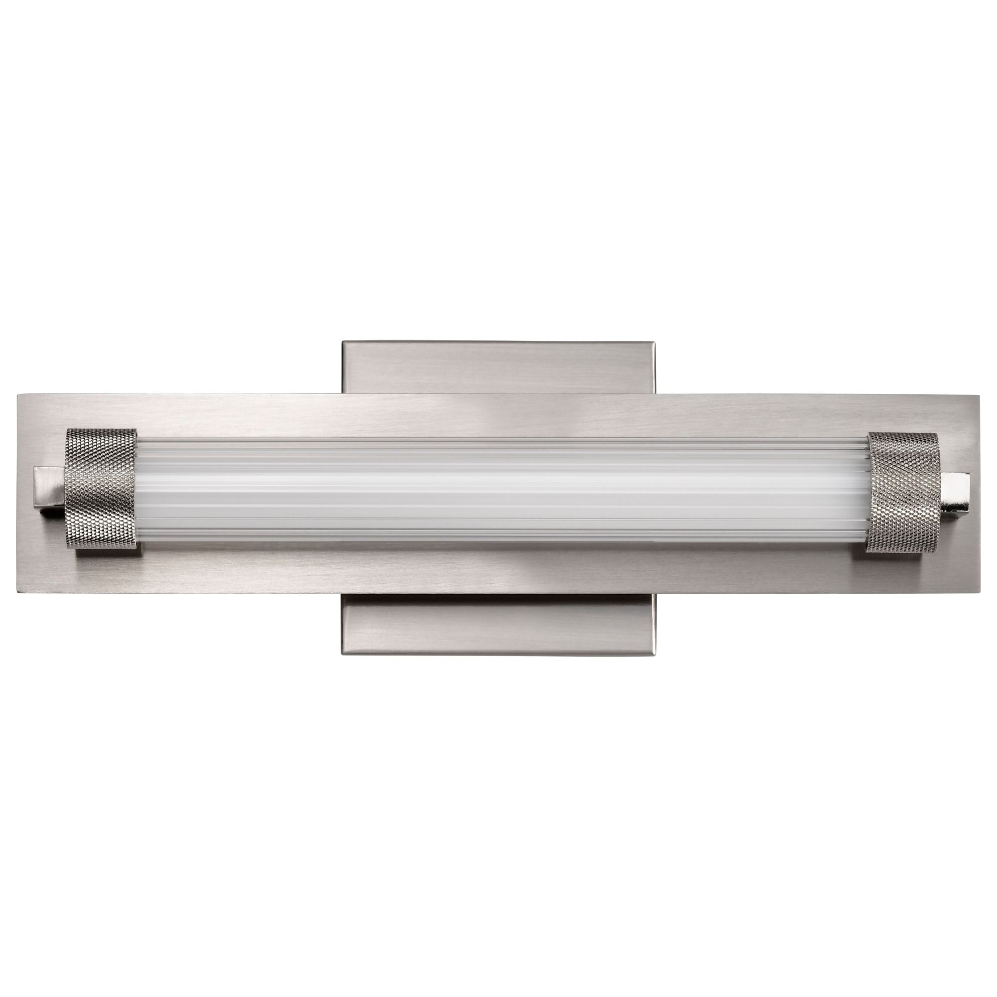 Image 7 Nuvo Larissa 14" Wide Brushed Nickel LED Vanity - 3000K CCT more views