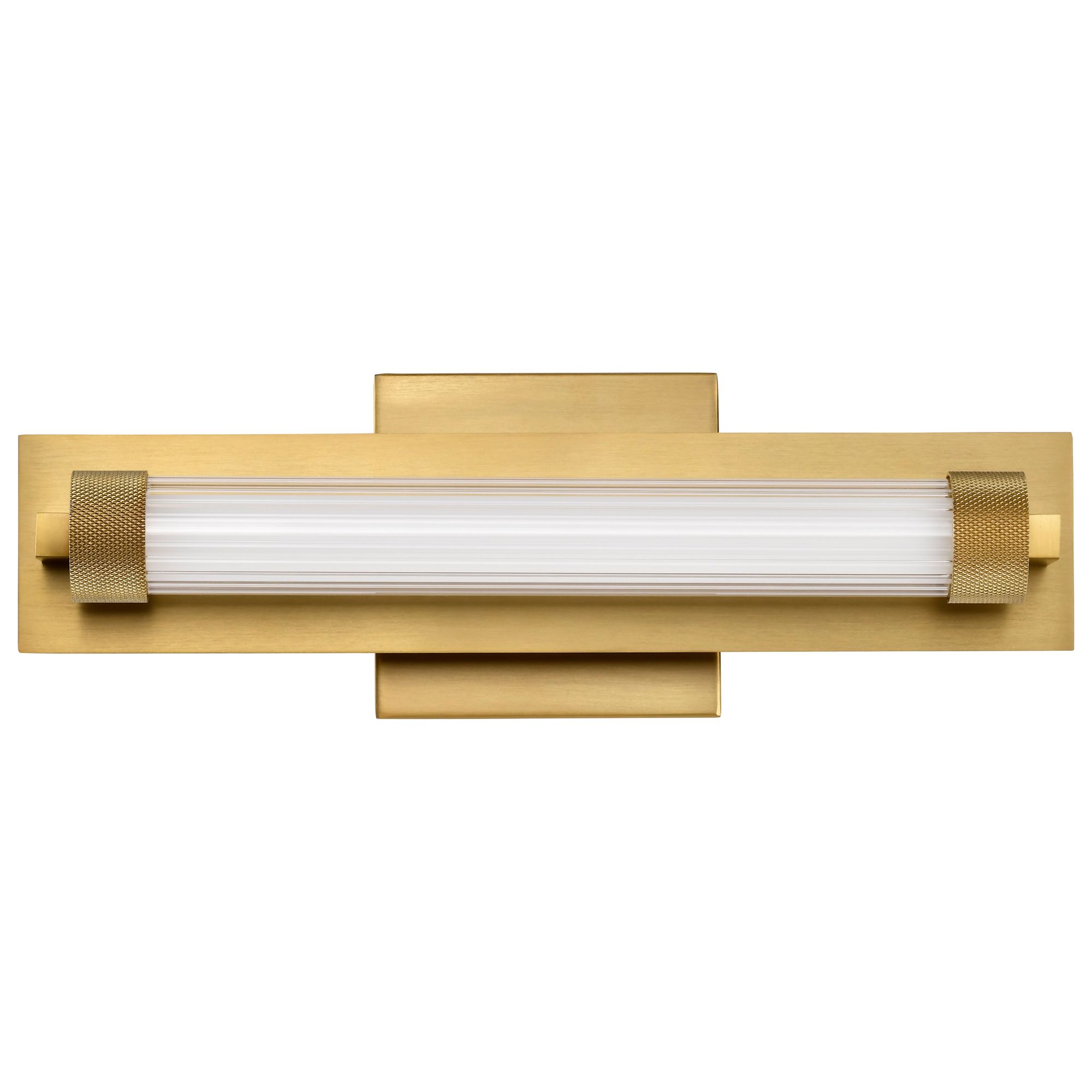 Image 7 Nuvo Larissa 14" Wide Vintage Brass LED Vanity - 3000K CCT more views