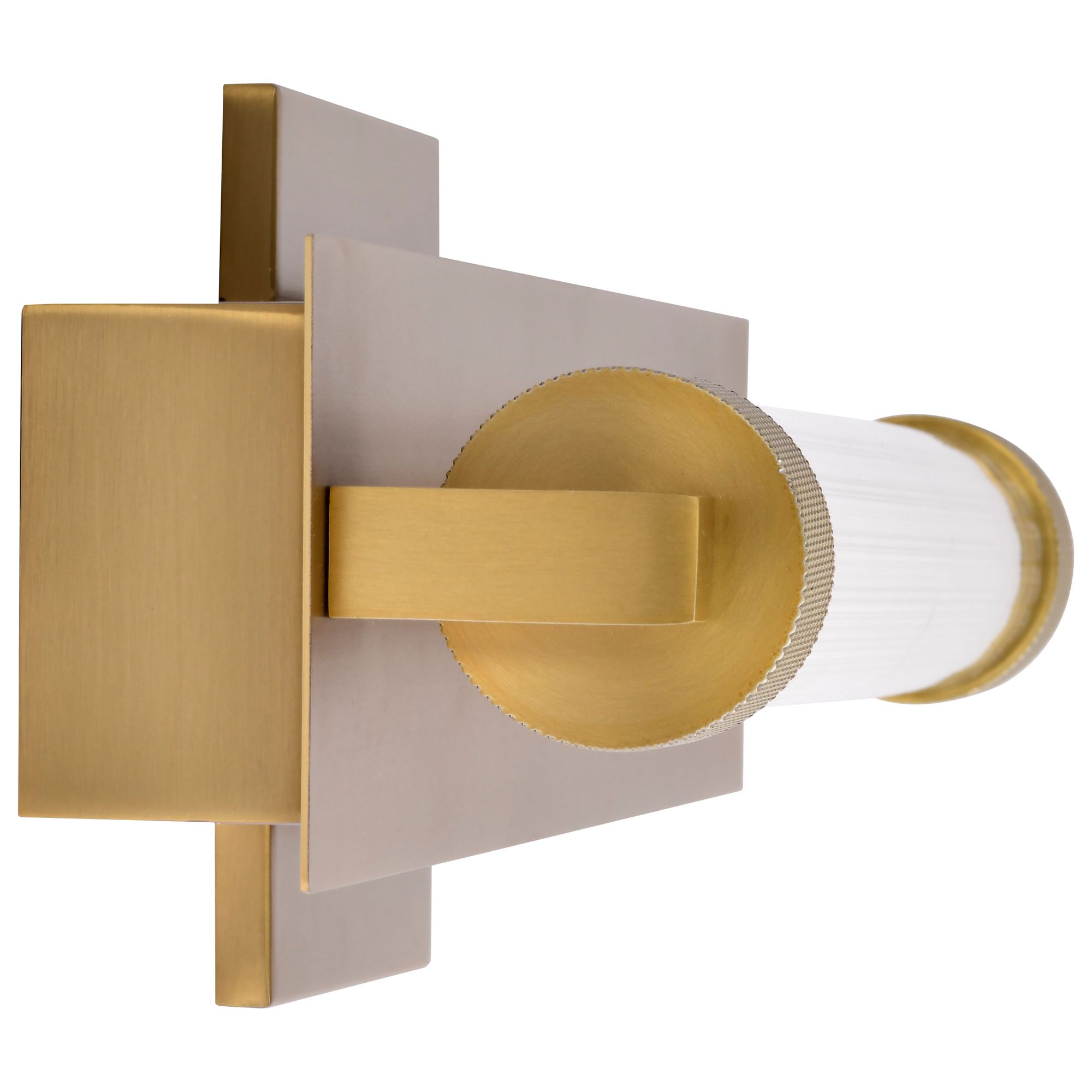 Nuvo Larissa 14" Wide Vintage Brass LED Vanity - 3000K CCT