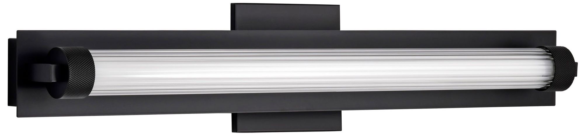 Image 3 Nuvo Larissa 24" Wide Black LED Vanity - 3000K CCT more views