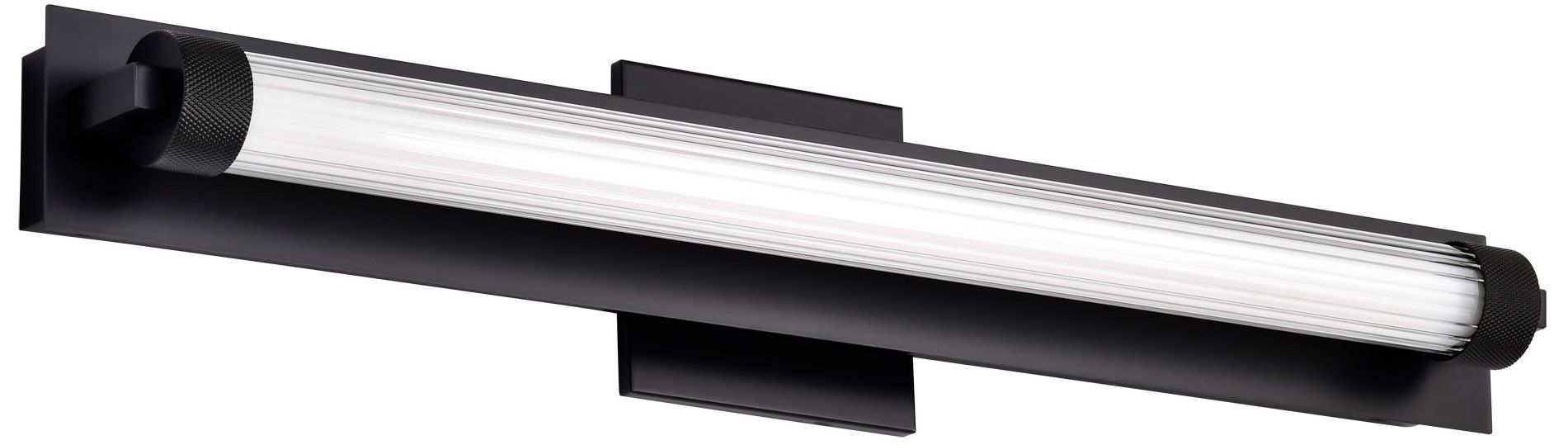 Image 5 Nuvo Larissa 24" Wide Black LED Vanity - 3000K CCT more views