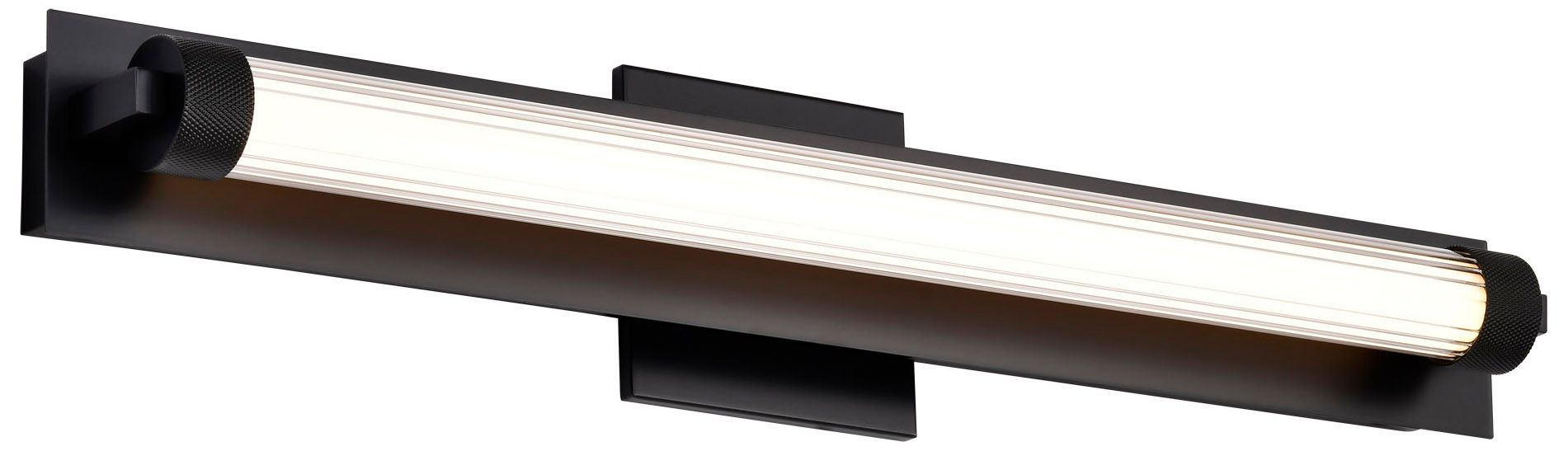 Image 6 Nuvo Larissa 24" Wide Black LED Vanity - 3000K CCT more views