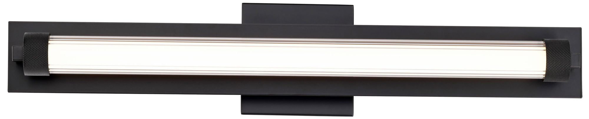 Nuvo Larissa 24" Wide Black LED Vanity - 3000K CCT