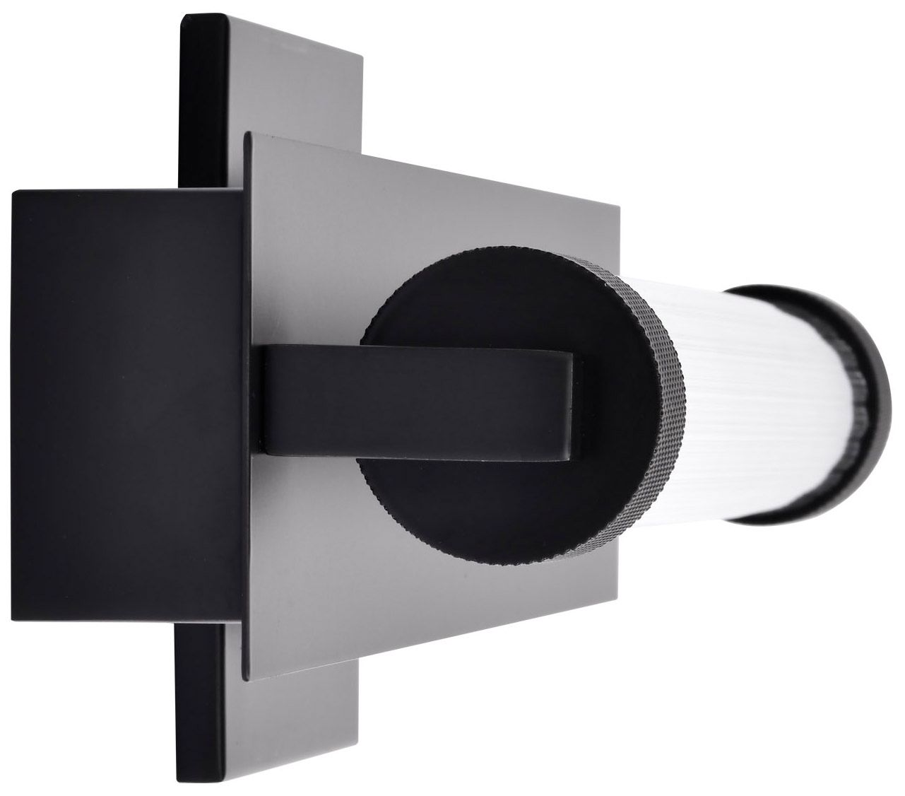 Nuvo Larissa 24" Wide Black LED Vanity - 3000K CCT