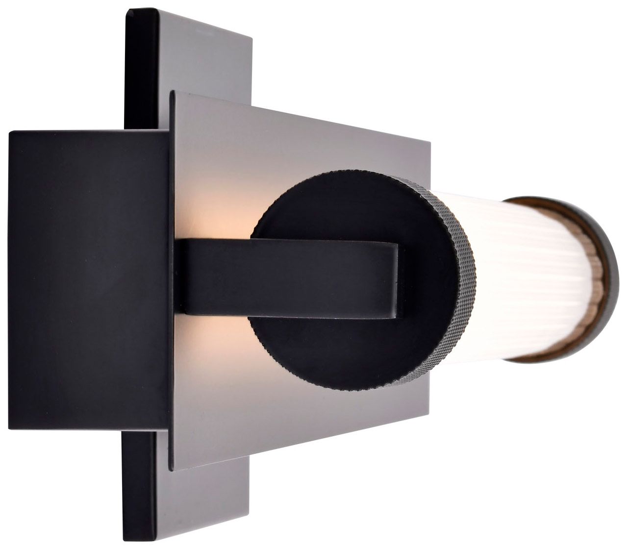 Nuvo Larissa 24" Wide Black LED Vanity - 3000K CCT