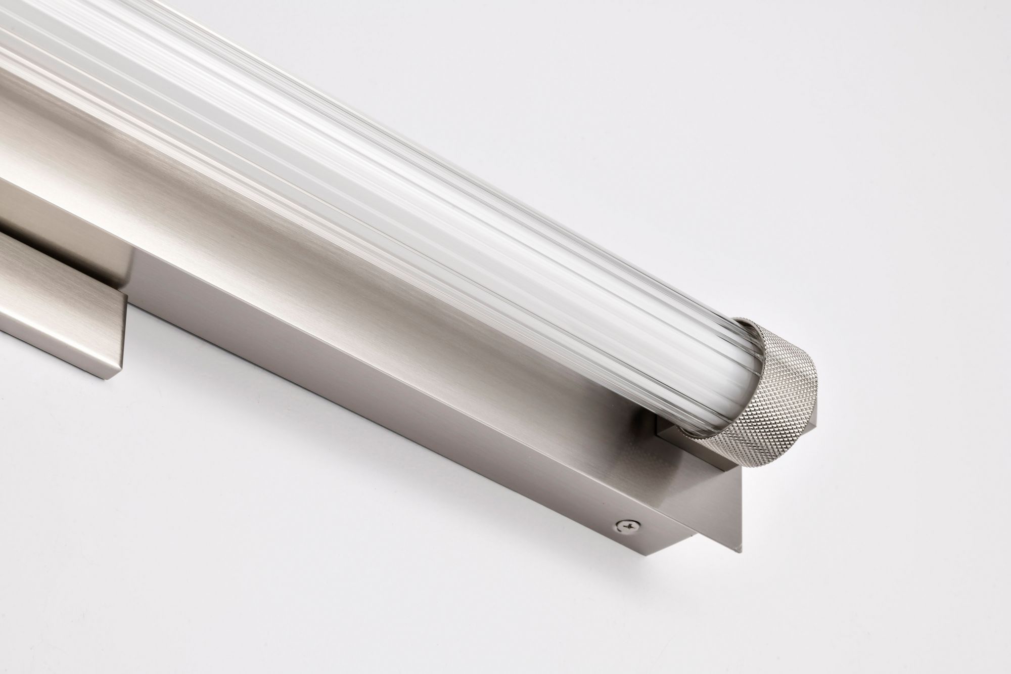 Nuvo Larissa 24" Wide Brushed Nickel LED Vanity - 3000K CCT